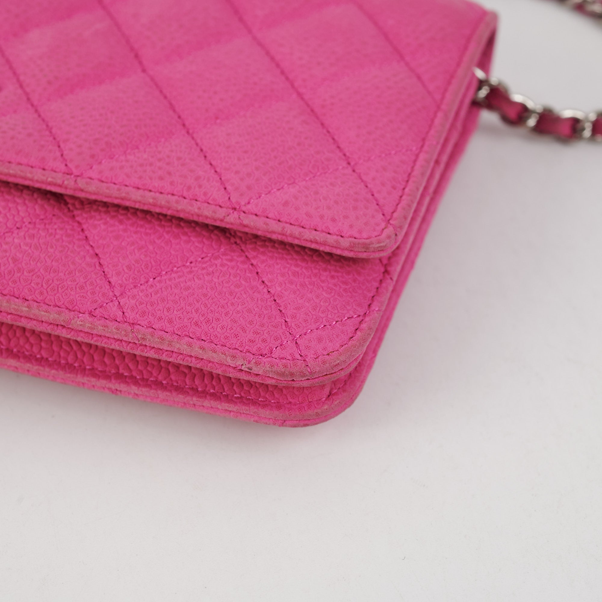 Chanel Pink Quilted Wallet On Chain WOC Bag - Luxury Crossbody Bag for Women, Perfect for Parties & Evening Events
