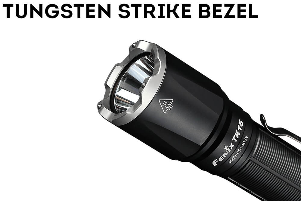 Fenix TK16 V2.0 Tactical Flashlight - 3100 Lumens Ultra Bright LED, Rechargeable, IP68 Waterproof, for Camping, Hiking, Emergency & Outdoor Adventures