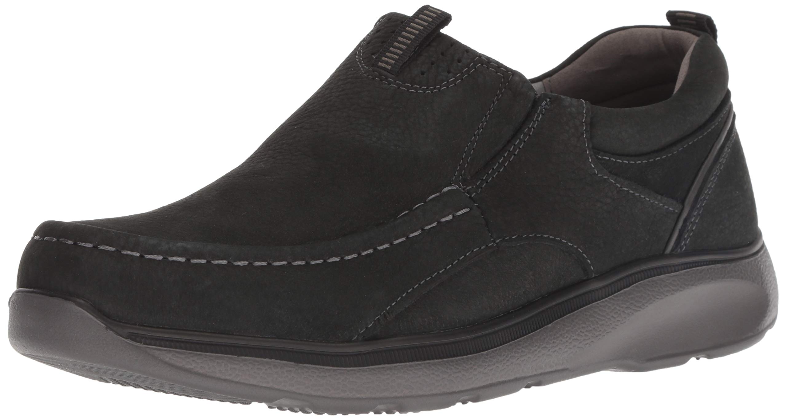 Propét Men's Owen Loafer - Comfortable Slip-On Casual Shoes for Walking & Work | Breathable & Lightweight Orthopedic Loafers for Men | Perfect for Office, Travel & Everyday Wear