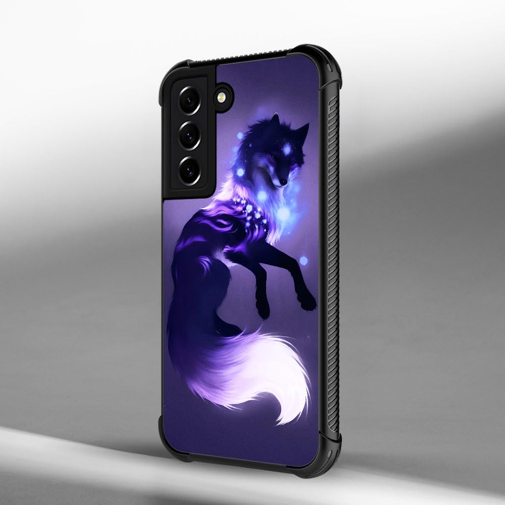 CARLOCA Samsung Galaxy S21 Plus Case - Wolf Graphic Design, Shockproof & Anti-Scratch Protective Cover with Drop Protection | Perfect for Outdoor Adventures, Work & Daily Use