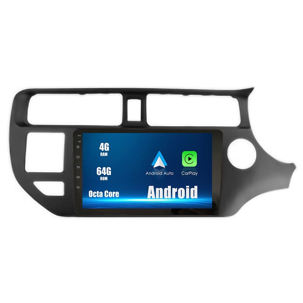 Android 10 Car Stereo with GPS Navigation - 2.5D Touch Screen Multimedia Player for Kia Rio 2011-2015 RHD Models | Bluetooth, FM Radio, Hands-Free Calling | Perfect for Road Trips & Daily Commutes
