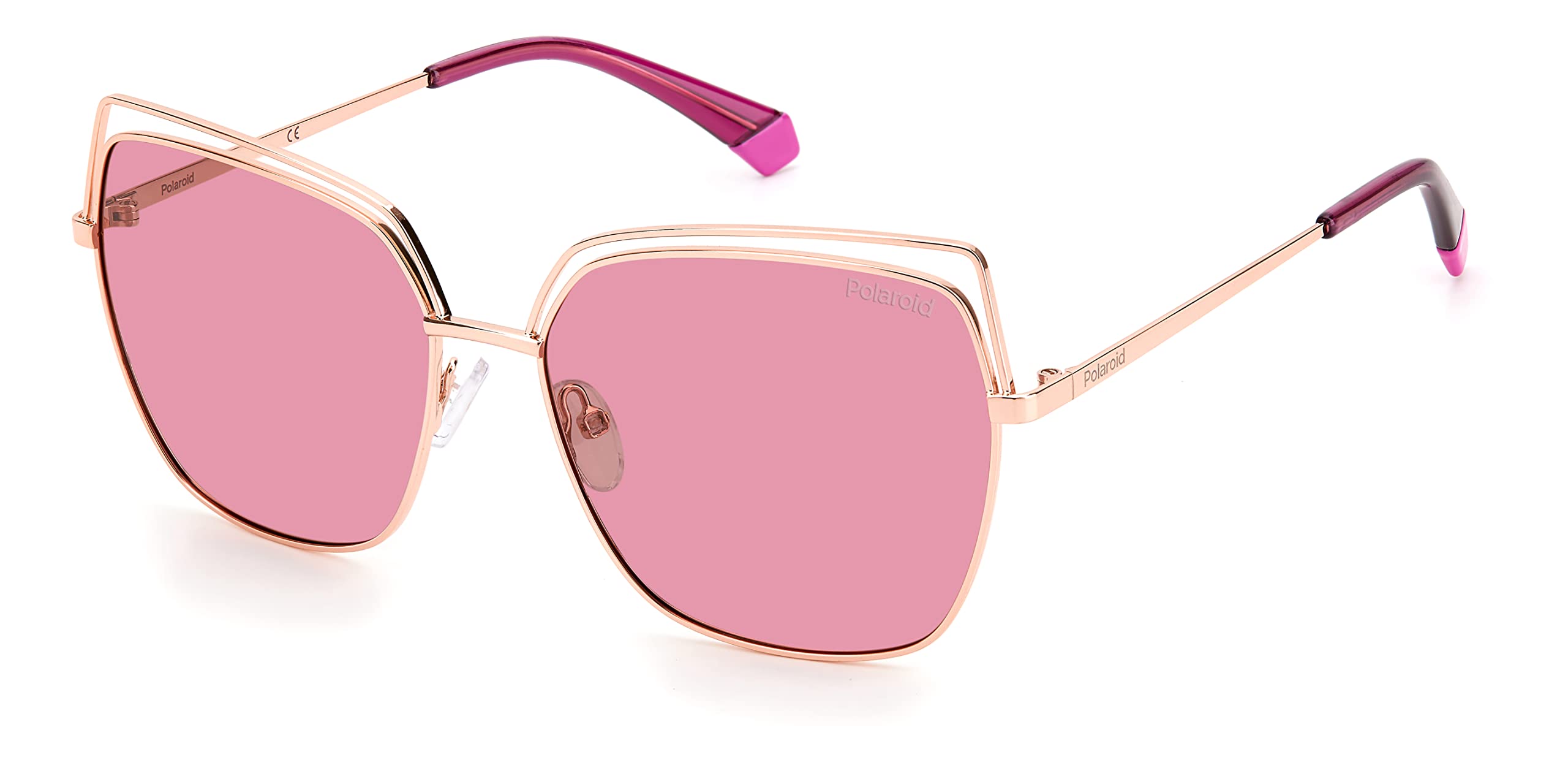 Polaroid PLD 4093/S DDB Gold Copper Sunglasses for Women - 59/16/145 Frame Size - UV Protection & Fashion Shades for Outdoor Activities, Beach, Driving & Summer Style