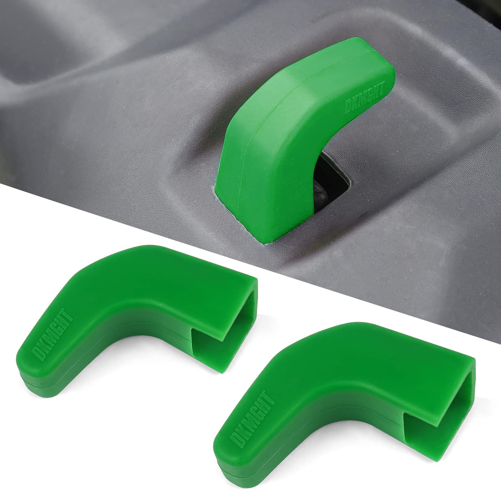 Jeep Wrangler JK JL Gladiator TJ Bumper Tow Hook Covers (2007-2022) - 2PCS Green Protective Accessories for Off-Road Adventure & Customization