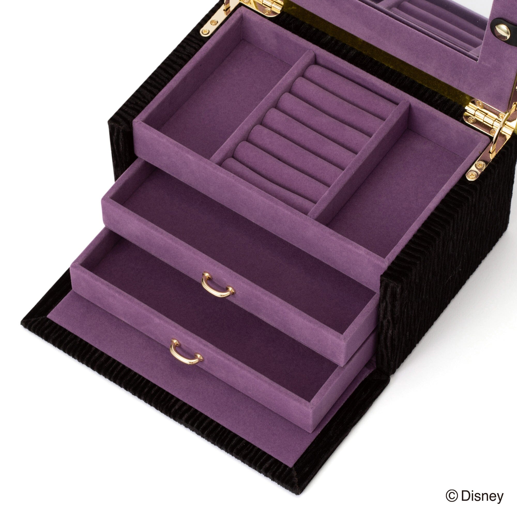 Disney Villains Maleficent Jewelry Box - Small Gothic Jewelry Storage for Necklaces & Rings - Perfect for Disney Fans, Collectors & Gift Giving