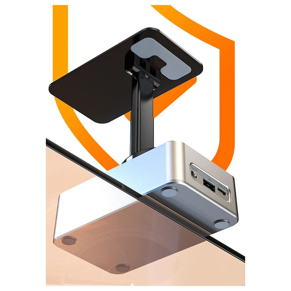 Sichuny 3-in-1 Mobile Phone Holder with Built-in Power Bank & Bluetooth Speaker - Foldable, Rotating Desktop Stand for Hands-Free Calling & Music Playback - Perfect for Home, Office, and Car Use
