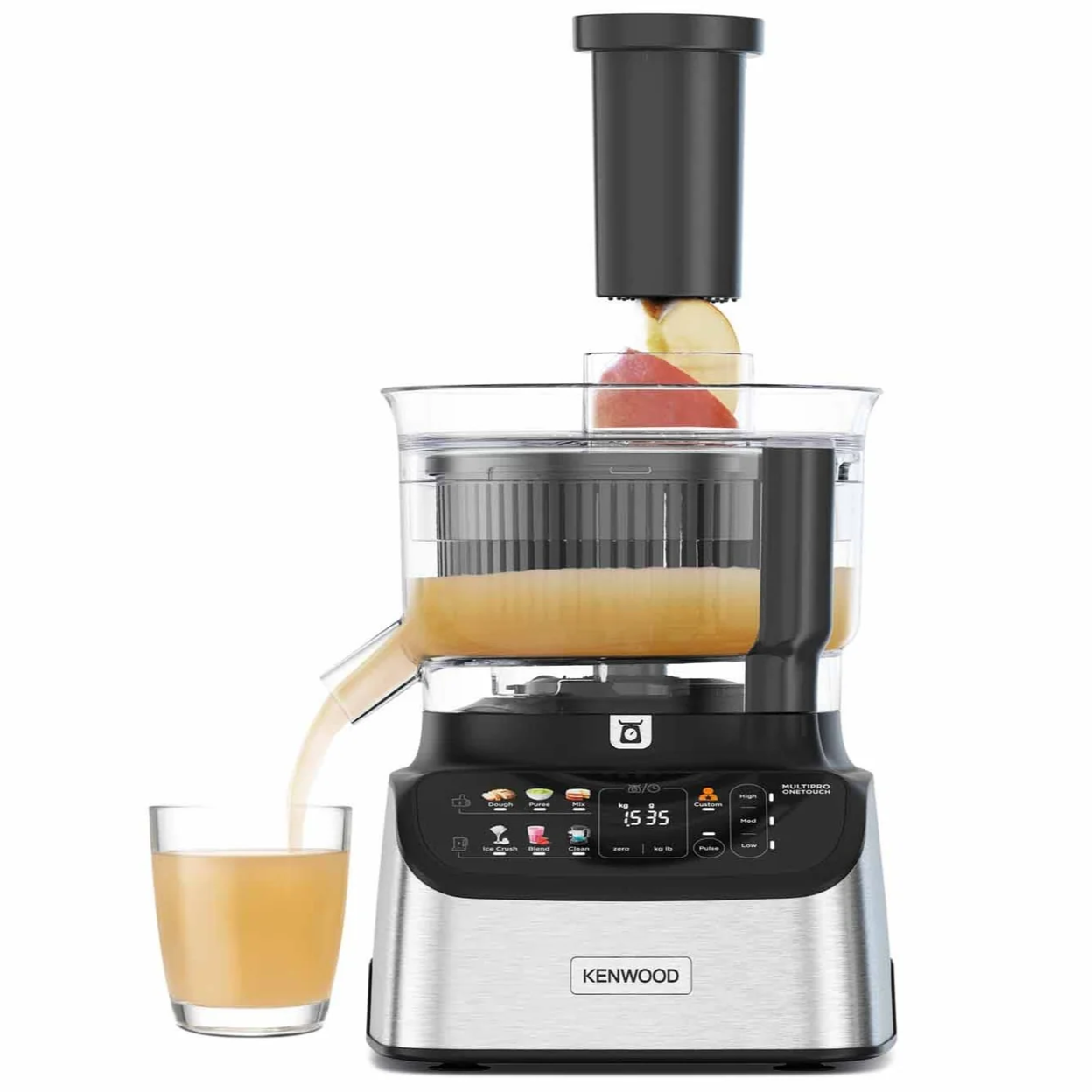 FDM73.850SS Multi Pro One-Touch Food Processor and Blender - 3-in-1 Kitchen Appliance for Smoothies, Chopping & Mixing - Perfect for Smoothie Bowls, Baby Food & Meal Prep