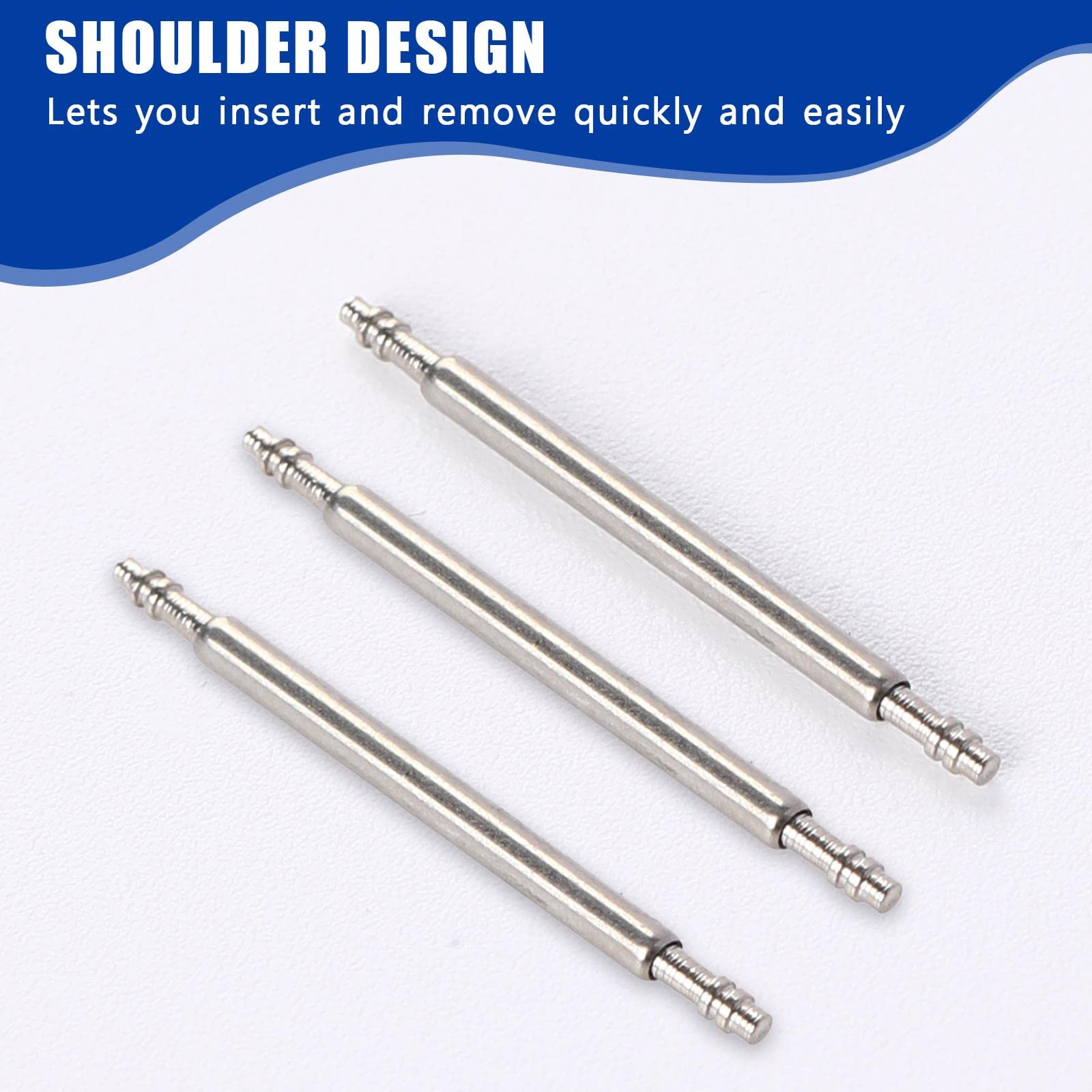 Sliverdew 41-Piece Professional Watch Repair Kit with Stainless Steel Band Pins, Spring Bar Tool & Link Remover (1.5mm & 1.8mm) - Perfect for Watch Band Replacement, Battery Change & DIY Watch Maintenance