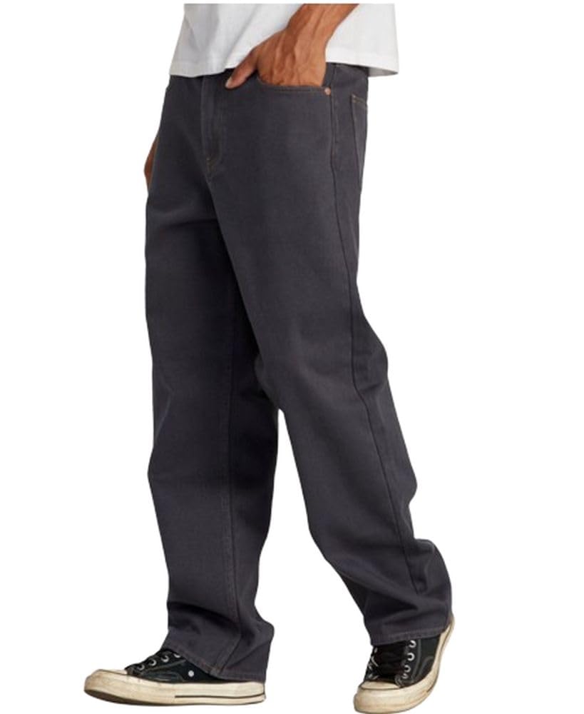 RVCA Men's Relaxed Fit Denim Jeans - Comfortable Stretch Denim Pants for Casual Wear & Outdoor Activities | Perfect for Everyday Use, Travel & Adventure