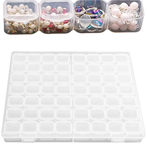 Multi-Function Storage Box - 56 Slots Nail Polish Organizer & Beauty Accessories Container for Salons | Perfect for Desktop Makeup, Skincare & Nail Art Storage