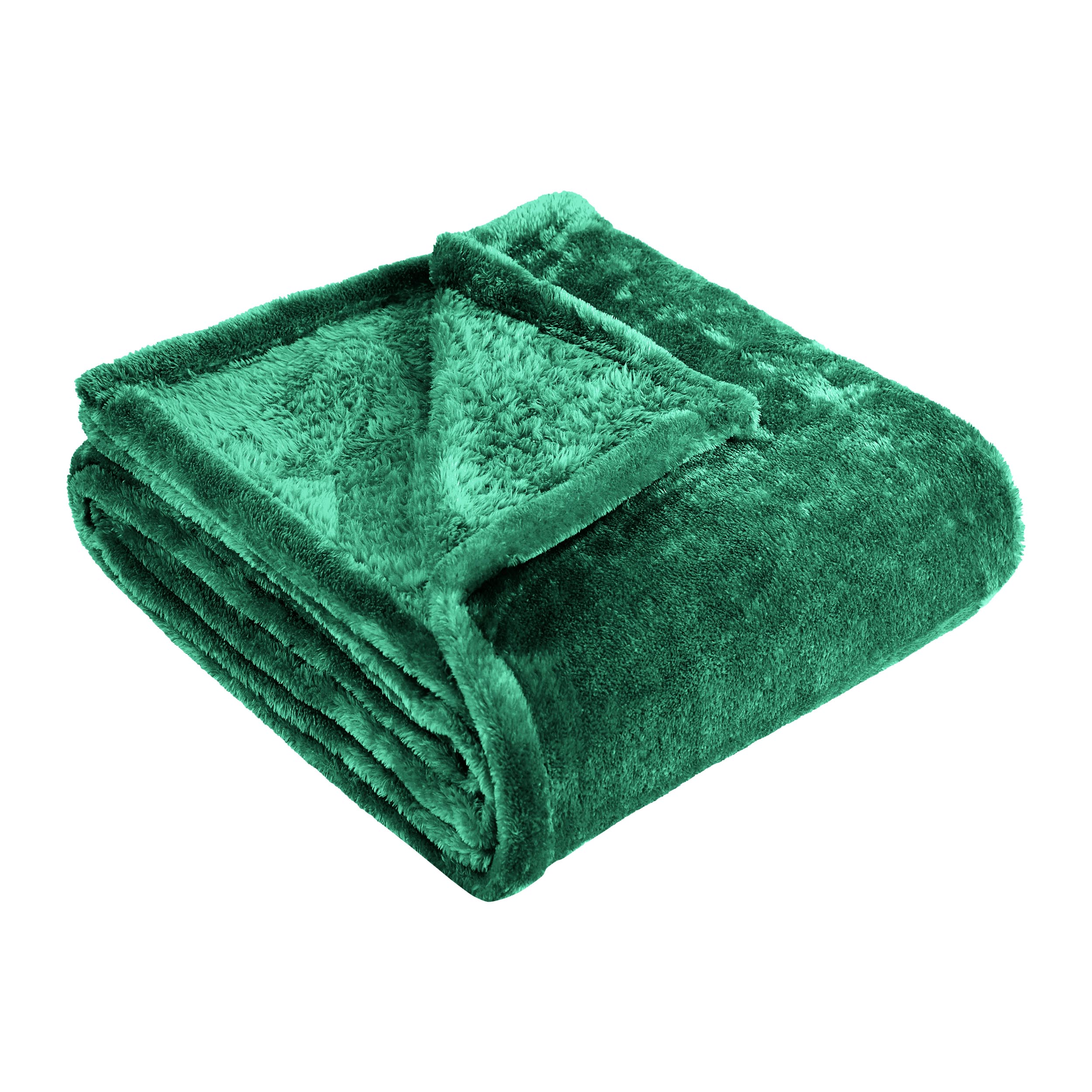 Classic Solid Fleece Plush Medium Weight Fluffy Soft Blanket - Cozy & Warm for Bed, Sofa, Travel & Gifts | Ultra-Soft Throw Blanket for All Seasons