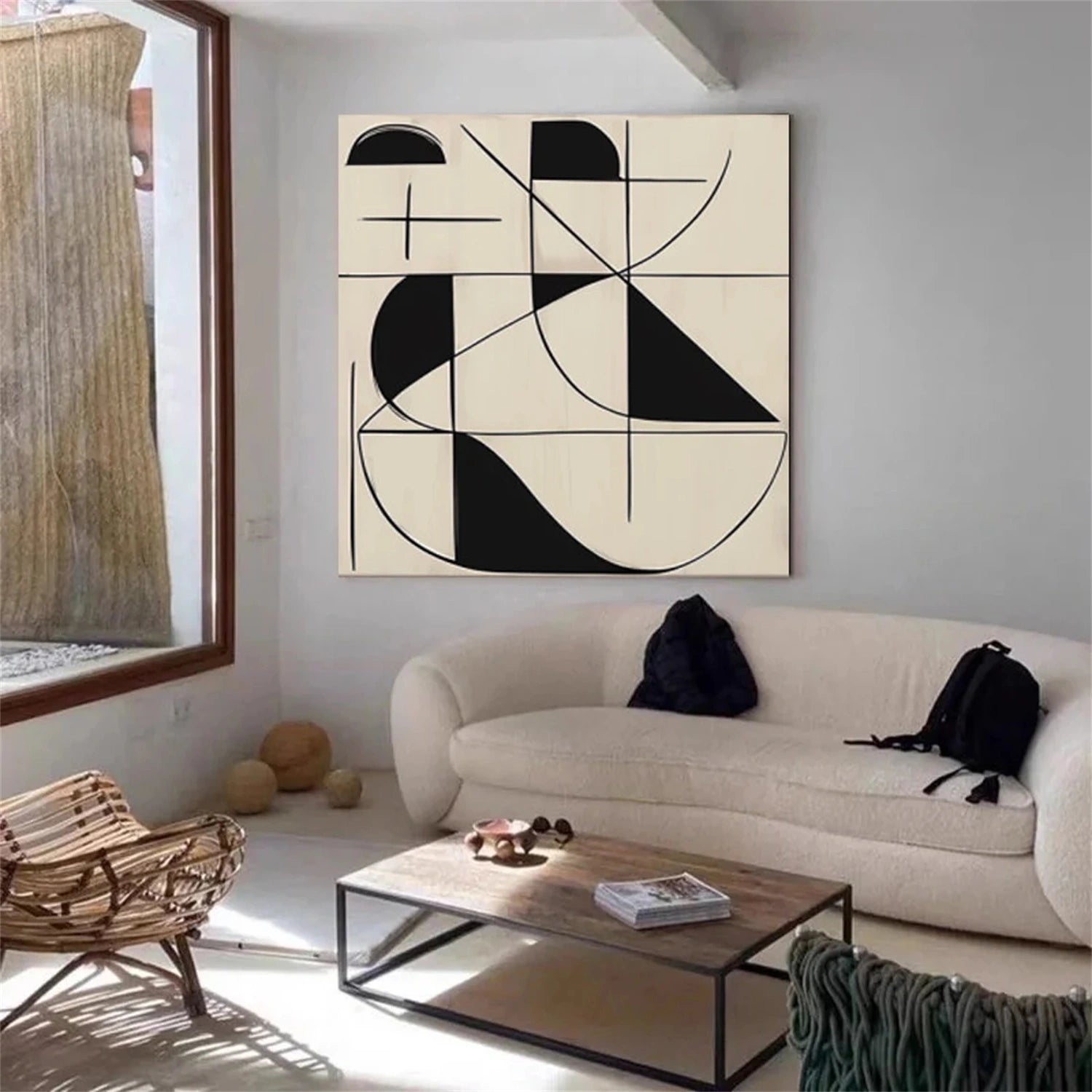 Abstract Painting #AB 279 - Modern Wall Art for Home & Office Decor - Perfect for Living Room, Bedroom or Workspace