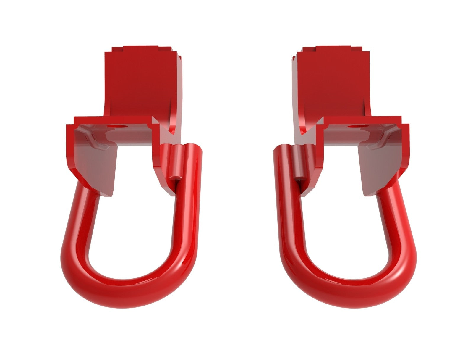 2022-2024 Toyota Tundra aFe Control Red Front Tow Hooks - Heavy Duty Off-Road Recovery & Truck Accessories for Adventure & Towing