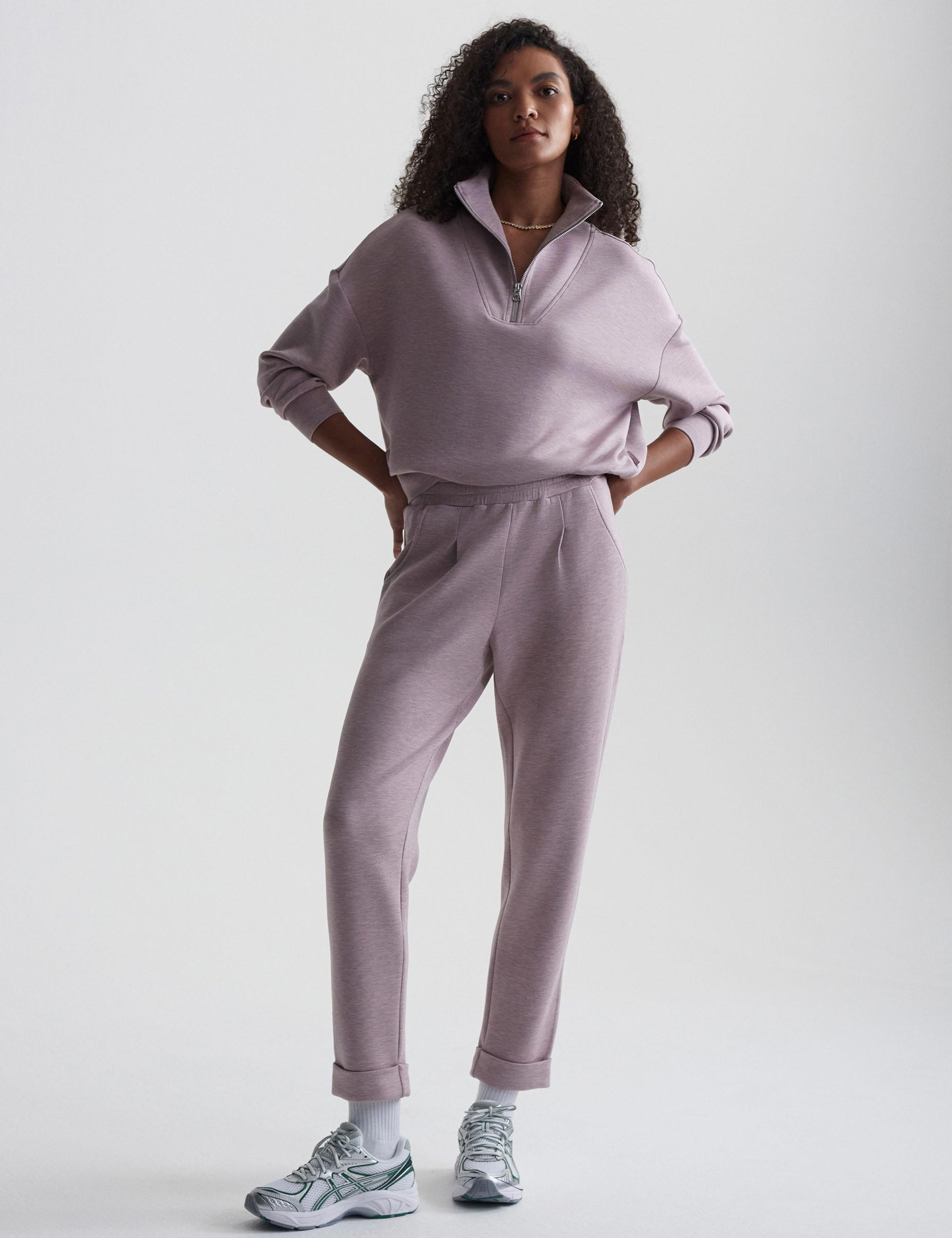 Rolled Cuff Pants for Women - 28.5