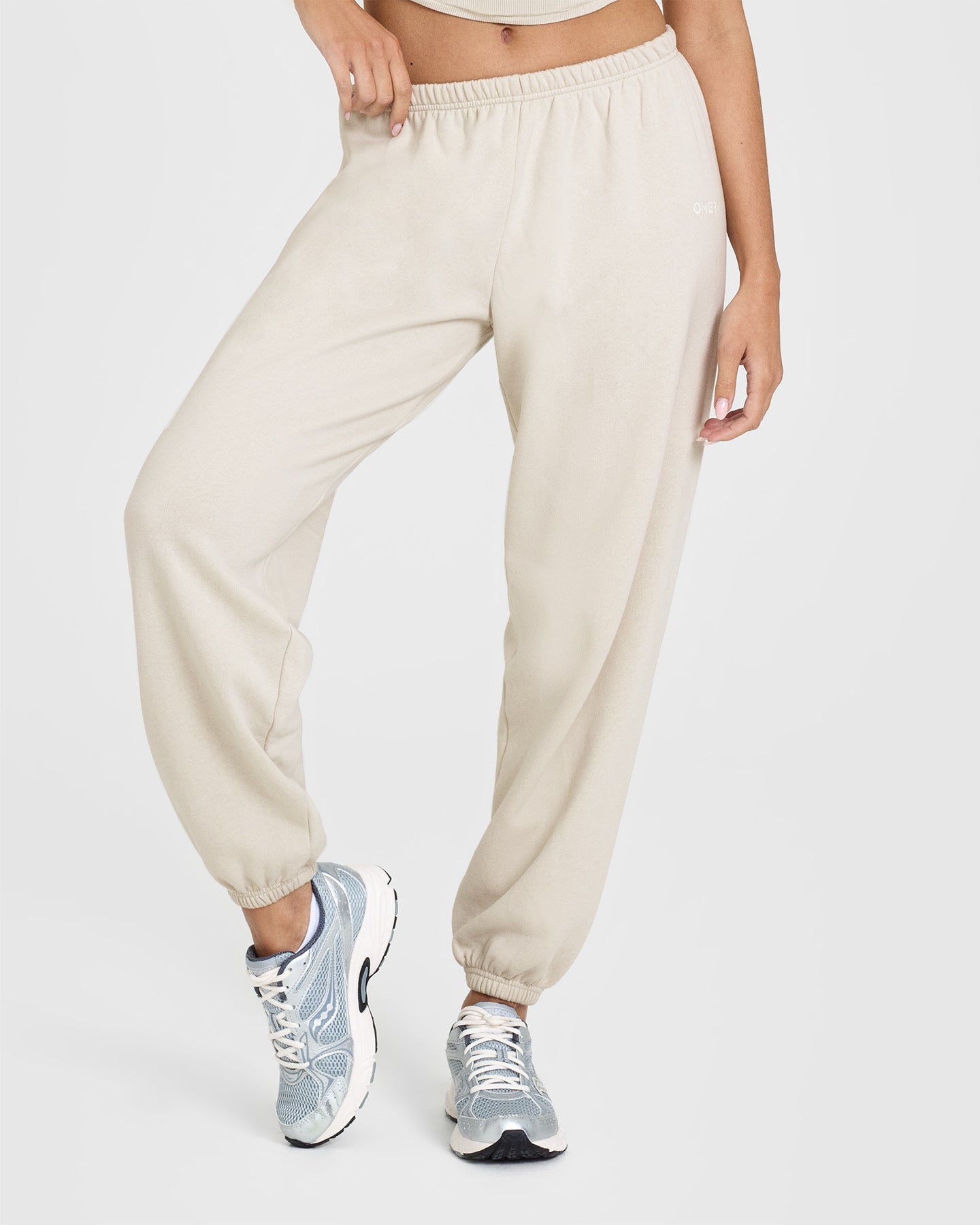 Premium Mid-Weight Jogger Pants for Men & Women - Comfortable Casual Lounge Pants with Elastic Waistband | Sand Color | Perfect for Running, Yoga, Gym Workouts & Relaxing at Home