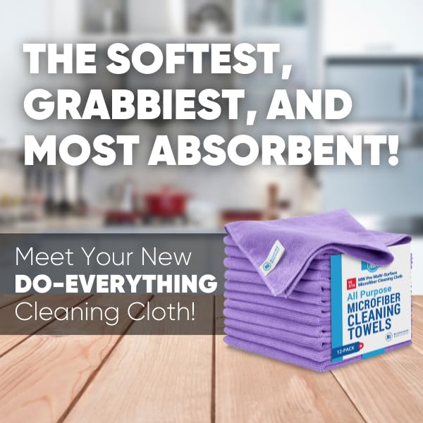 Premium MW PRO Microfiber Cleaning Cloths - 16
