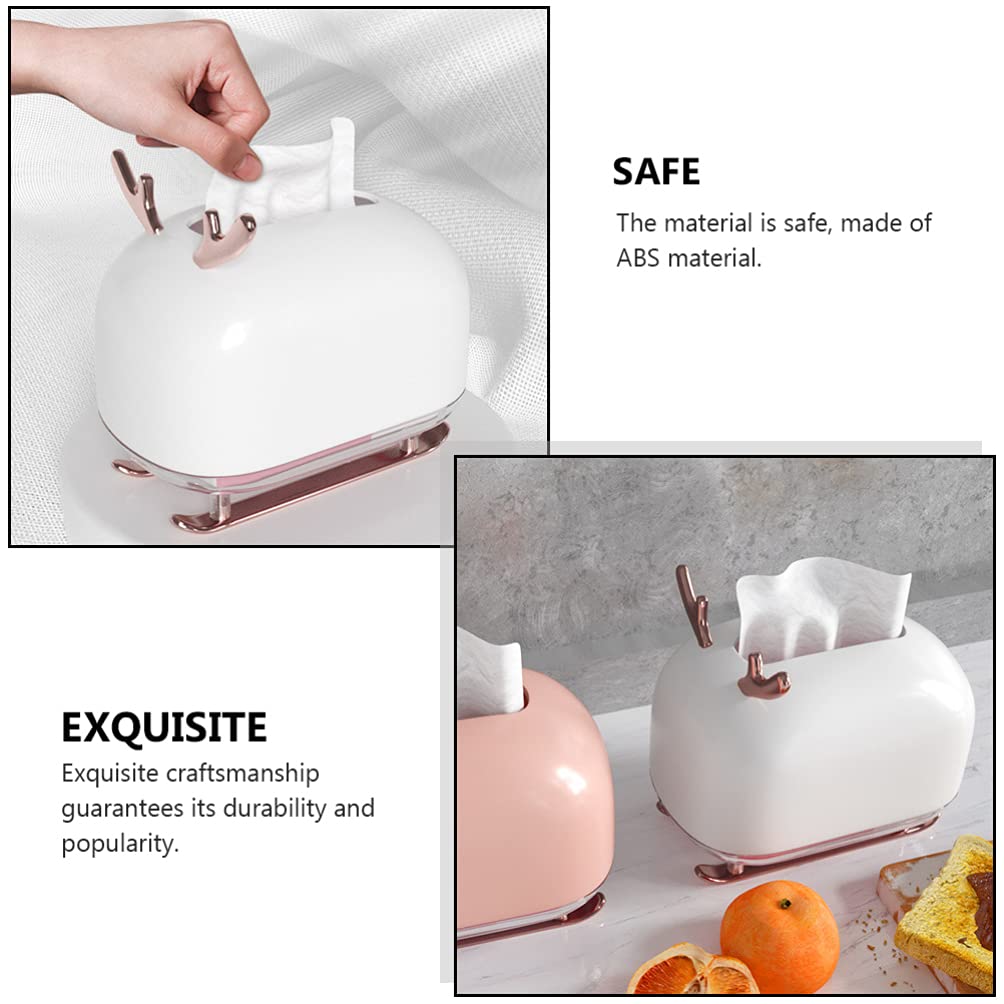1pc Car Tissue Box Holder - Practical Tissue Storage Organizer for Car, Home & Office - Napkin Dispenser, Paper Holder & Storage Bin for Tissues, Wipes & Napkins - Perfect for Cars, Desks & Bathrooms
