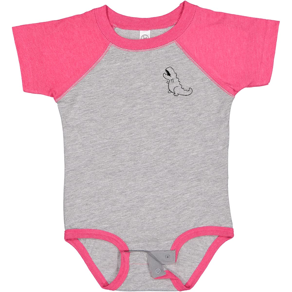 Inktastic Pocket Dino Baby Tyrannosaurus Dinosaur Graphic Bodysuit - Cute Dinosaur Outfit for Infants & Toddlers, Perfect for Playdates, Daycare & Photo Shoots