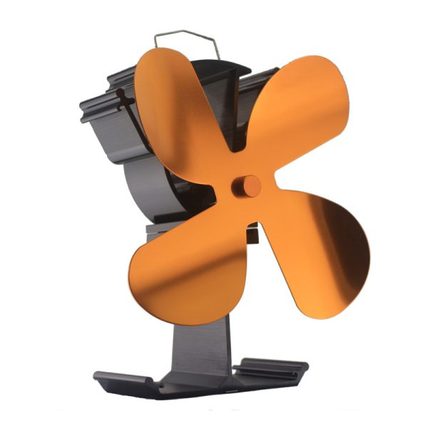 4 Blade Stove Fan VDSF614GT - Efficient Heat Circulation for Wood Stoves & Fireplaces - Perfect for Home Heating & Energy Savings