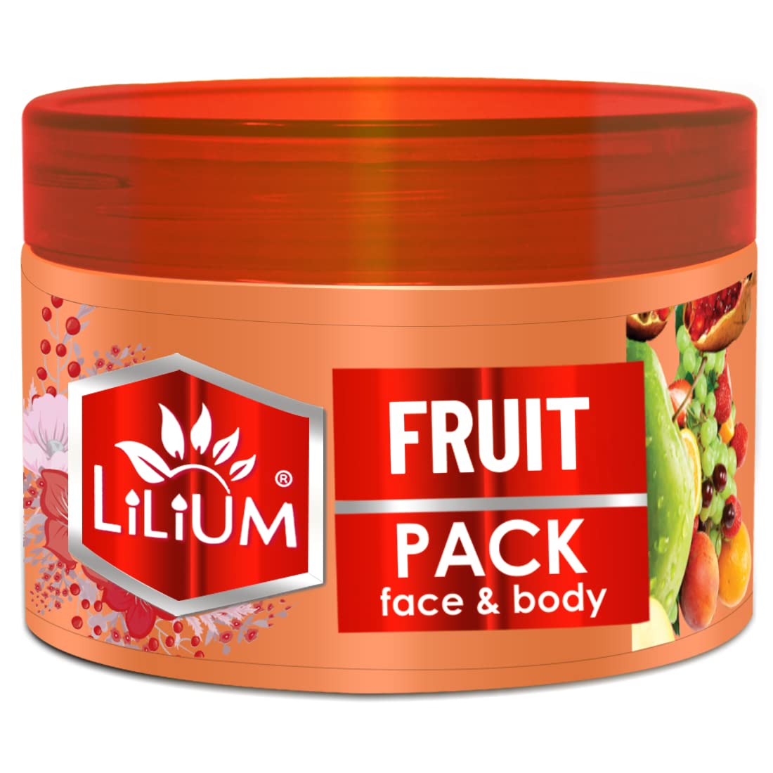 Lilium Fruit Face Pack - 250gm Natural Skincare for Glowing Skin | Perfect for Daily Use & Spa Treatments