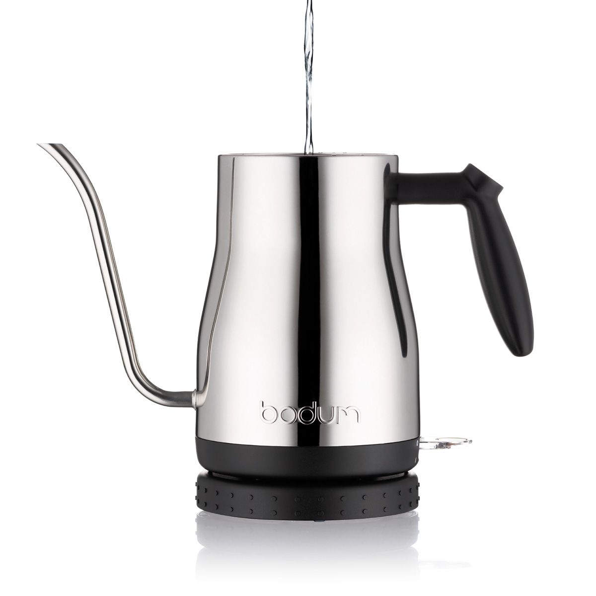 Bodum Bistro 1.0L Gooseneck Electric Kettle - Fast Boiling Pour-Over Coffee & Tea Kettle for Home, Office & Specialty Brewing