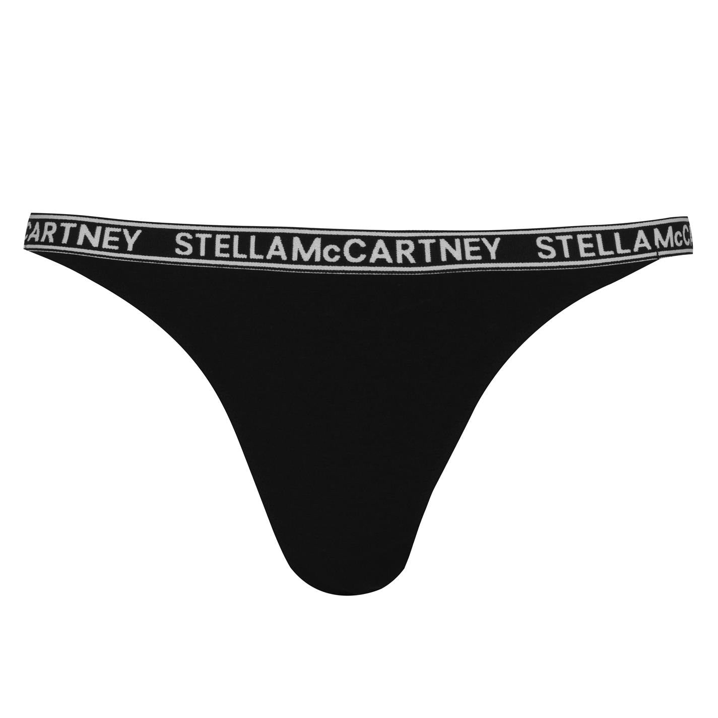 Stella McCartney Women's Black Lingerie Set - Comfortable Cotton Underwear for Everyday Wear & Special Occasions