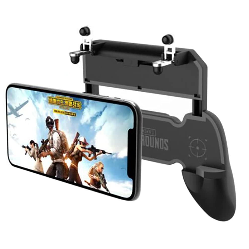 Wireless W10 Mobile Phone Game Controller - Ergonomic Joystick with Fire Triggers for Android/iOS Gaming | Perfect for PUBG, Fortnite & Call of Duty Mobile