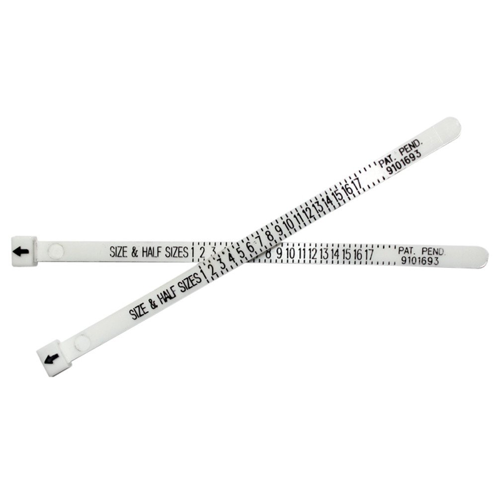 Accurate Ring Sizer Tool for Measuring Finger Size - Perfect for Engagement Rings, Wedding Bands, Fashion Jewelry & Cocktail Rings (Men & Women) | Great for Proposals, Wedding Planning & Jewelry Shopping