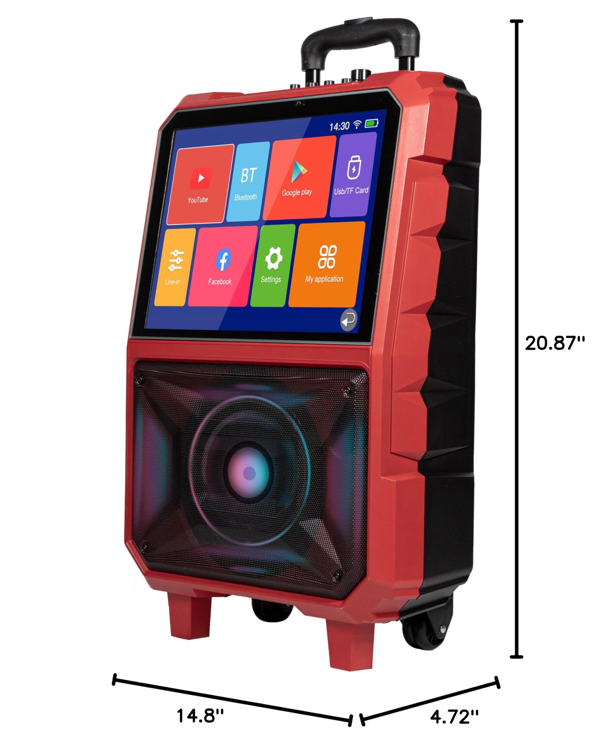 Portable Karaoke Machine with Built-in 15