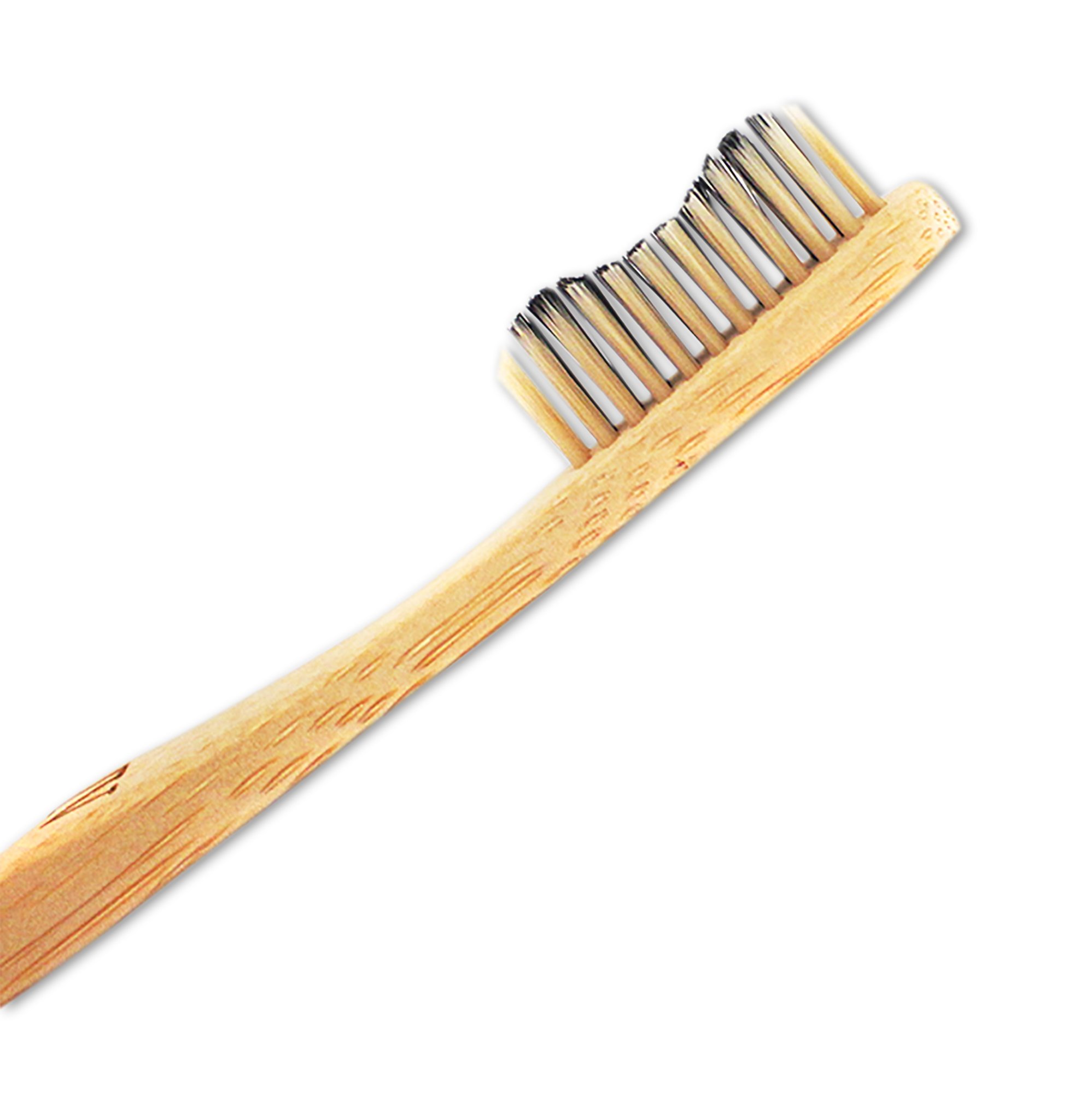 Eco-Friendly Bamboo Toothbrush with Charcoal Infused BPA-Free Medium Bristles - Organic, Biodegradable & Sustainable Teeth Whitening Solution (Set of 8) - Perfect for Travel, Home & Zero-Waste Lifestyle