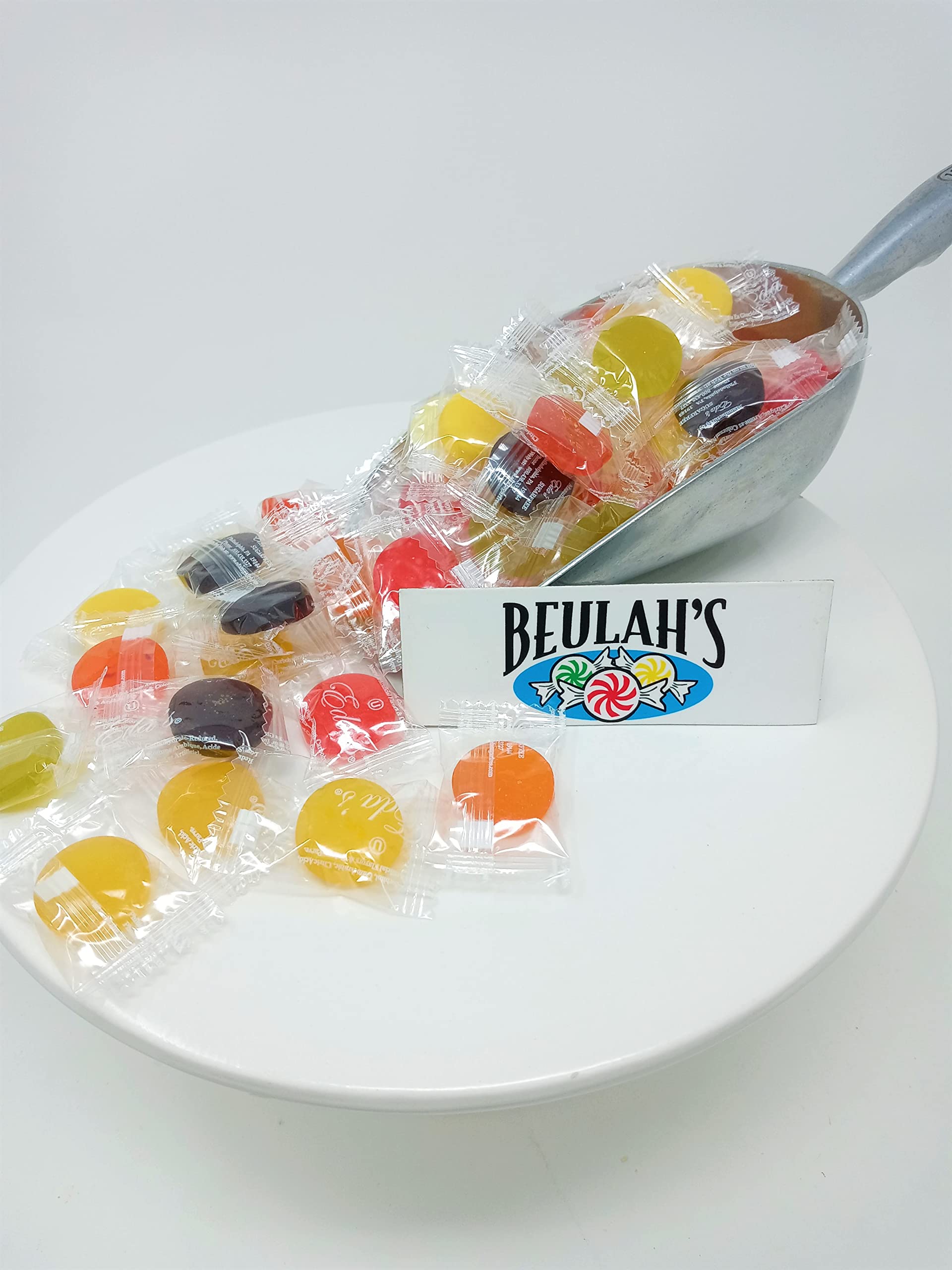 Sugar Free Hard Candy 1 Pound - Tropical Flavors Assortment | Keto Friendly, Low Carb Snacks for Diabetics & Weight Loss | Perfect for Parties, Gifts & On-the-Go Treats