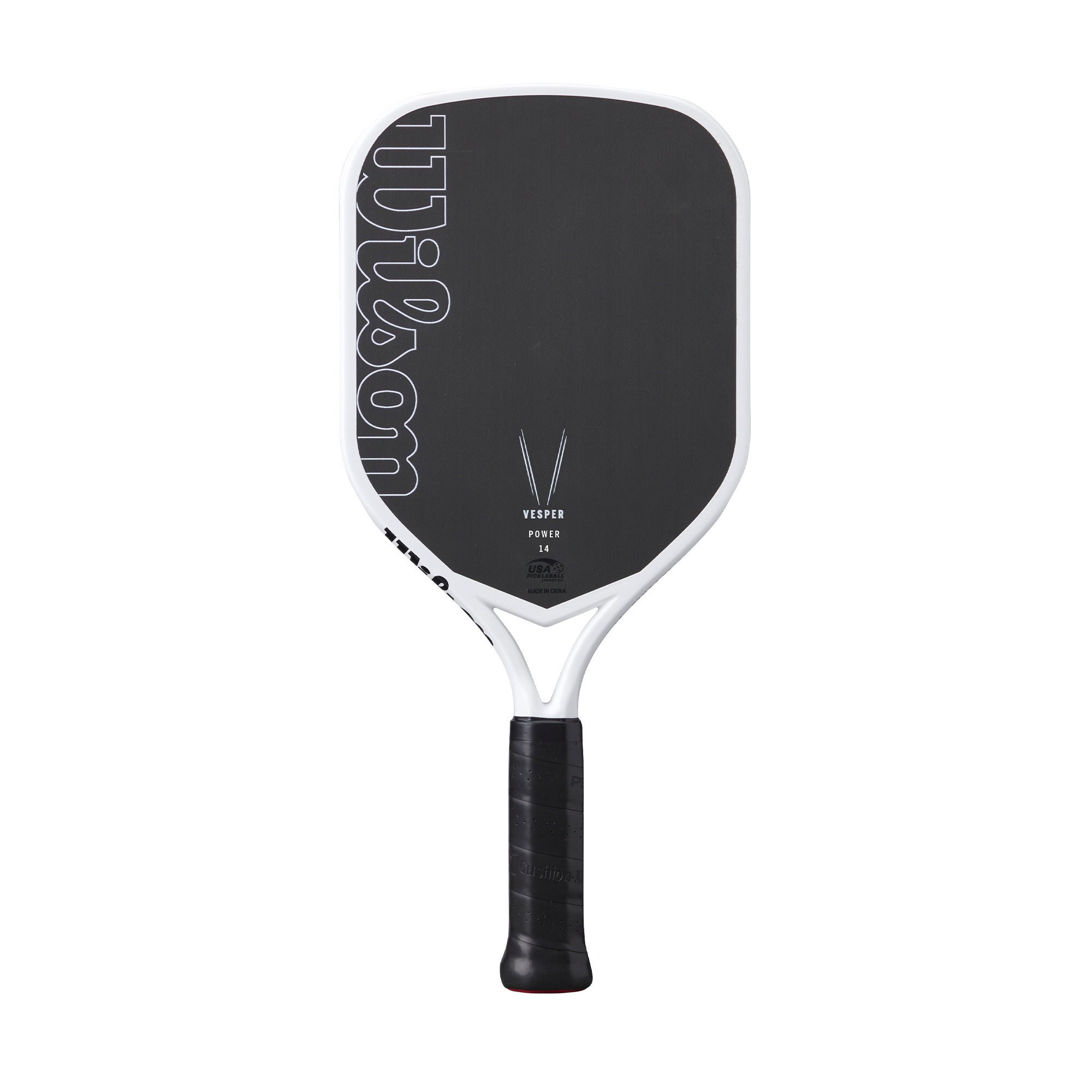 Wilson Vesper Power 14 Pickleball Paddle - Carbon Fiber Face with Polymer Core - USAPA Approved for Tournament Play - Perfect for Outdoor & Indoor Pickleball Games