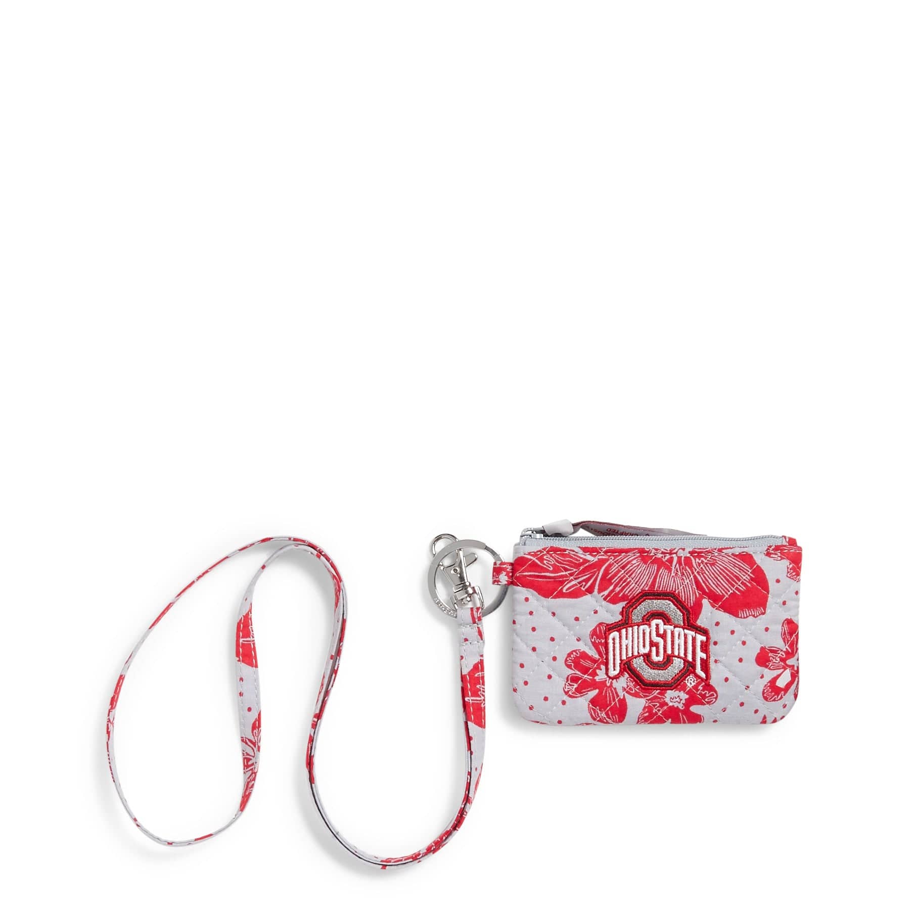 Customizable Collegiate Zip ID Lanyard with Keychain - Durable Nylon Badge Holder for School, Work & Events - Perfect for Students, Teachers & Office Professionals