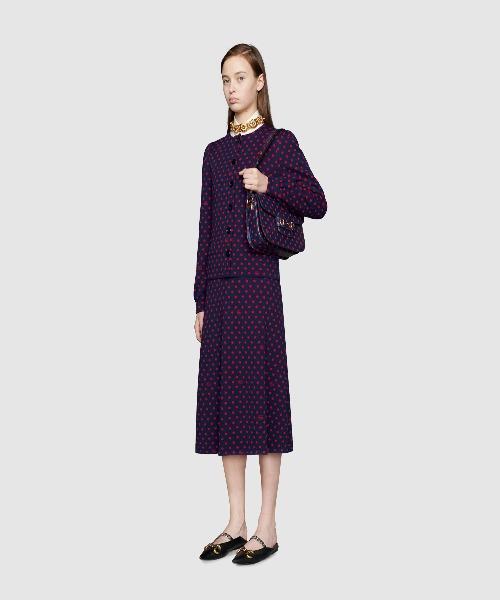 Authentic Gucci 1955 Horsebit Shoulder Bag in Blue | Luxury Leather Handbag for Women | Perfect for Work, Travel & Evening Events
