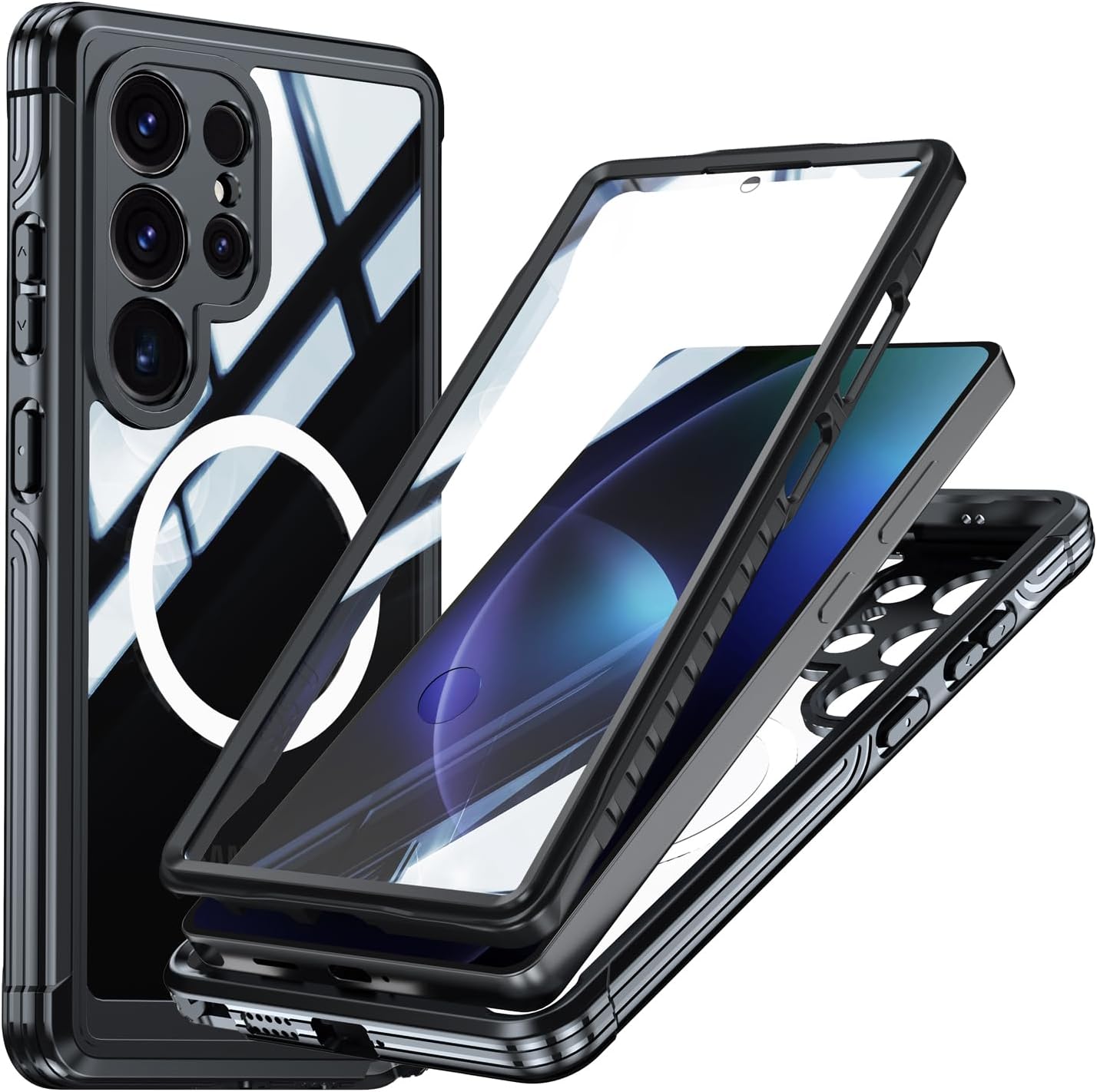 Samsung Galaxy S25 Ultra Rugged Case - Military Grade Shockproof & Drop Protection Phone Cover for Outdoor, Work & Extreme Sports