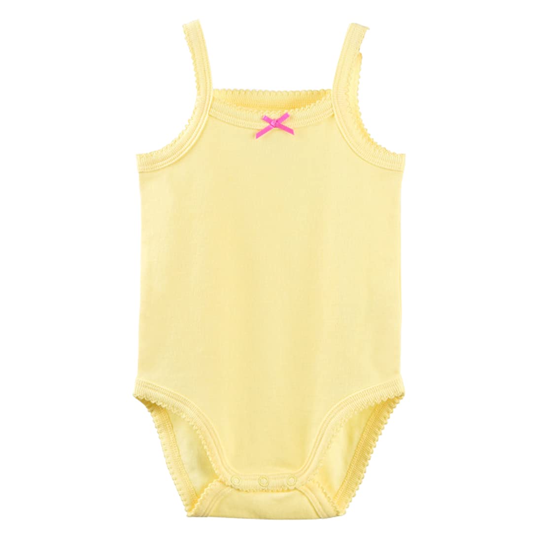 **Baby Girls' Cotton Spaghetti Strap Bodysuit – Sleeveless Tank Top Onesie Set, Soft & Breathable Summer Outfit (Pack of 3-5) – Perfect for Playdates, Beach Trips & Casual Wear**