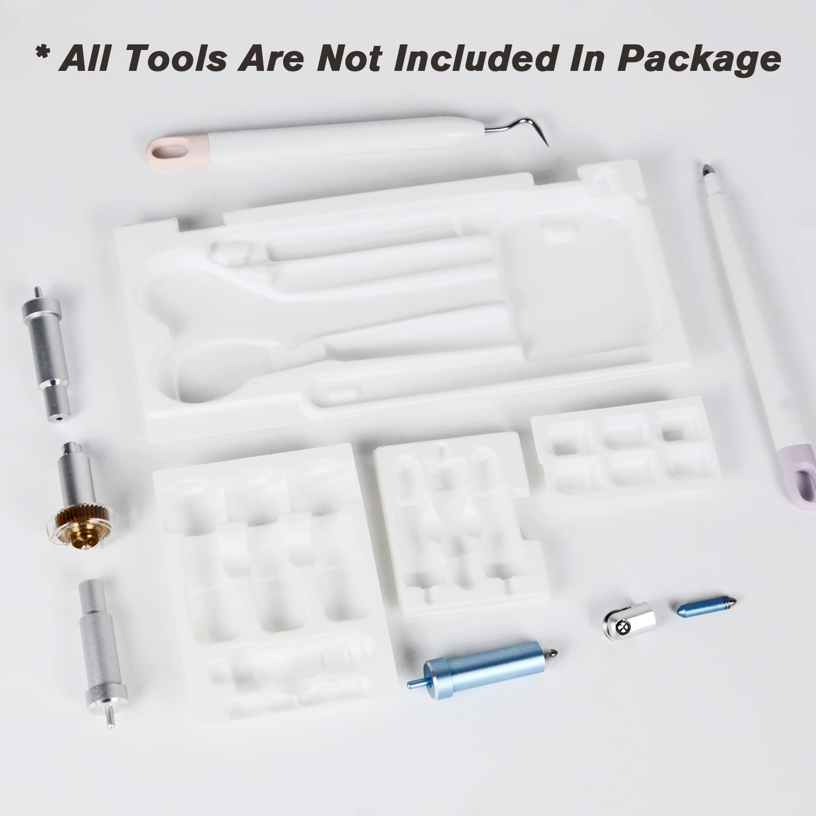 Tiga Tools Organizer Insert for Cricut Maker & Maker 3 - Premium Blade Storage Drawer & Cutting Tool Caddy | Perfect for Crafting, Scrapbooking & DIY Projects