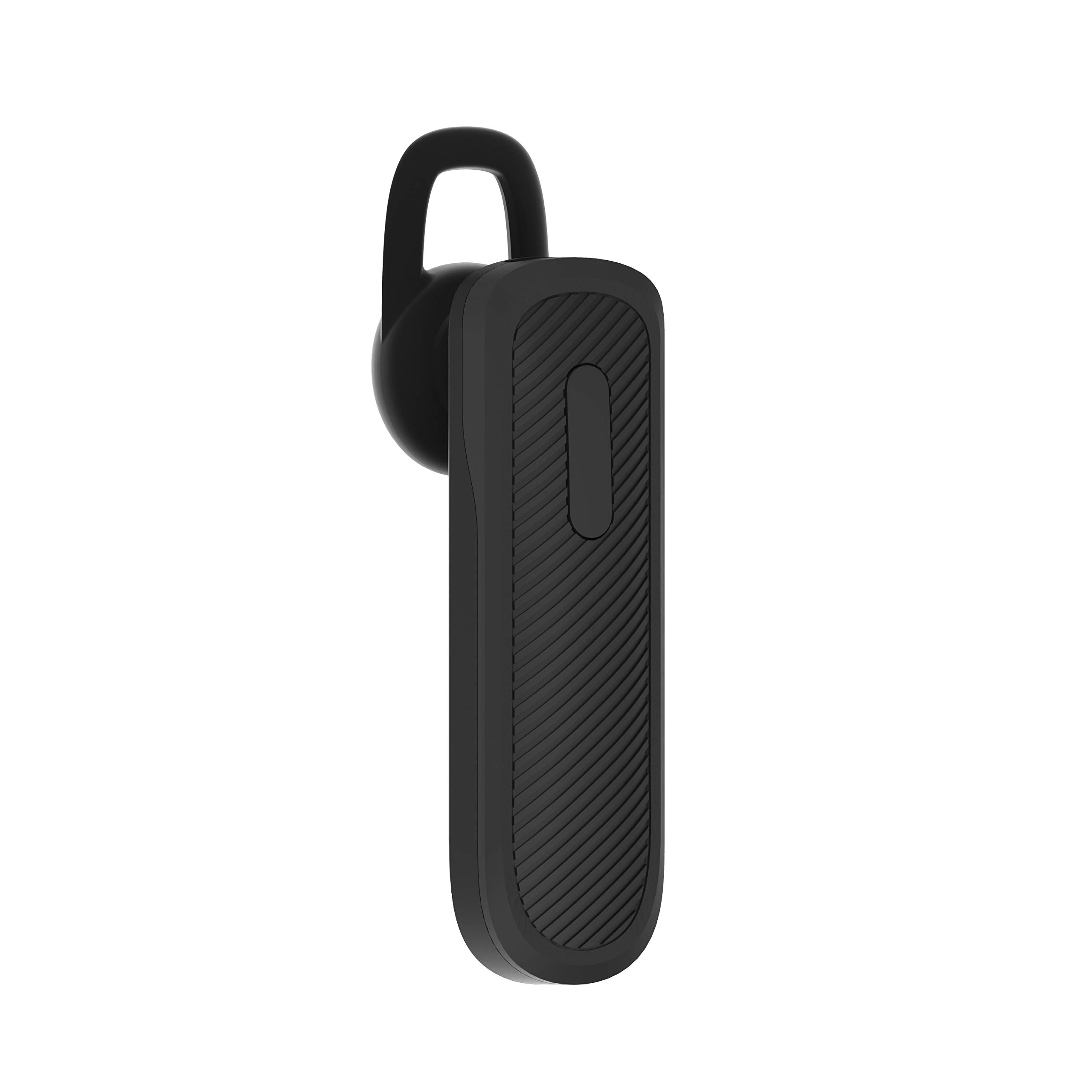 TELLUR Vox 5 Bluetooth Headset Wireless Earbuds with Mic - Black | Noise Cancelling Headphones for Work, Gym, Running & Travel