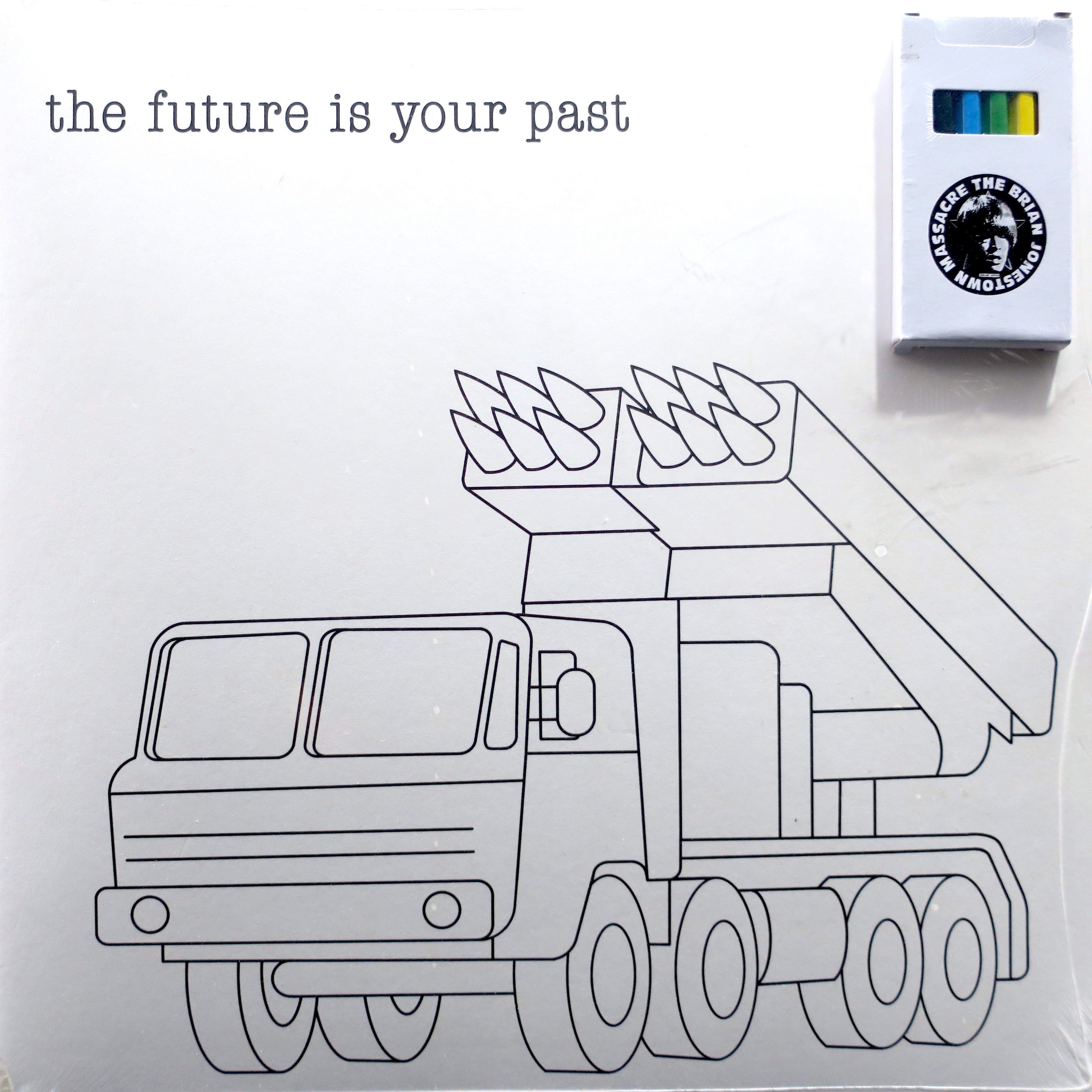 BRIAN JONESTOWN MASSACRE 'The Future Is Your Past' Vinyl LP Record + Collectible Pencils | Limited Edition Psychedelic Rock Music for Home Listening & Gift Giving