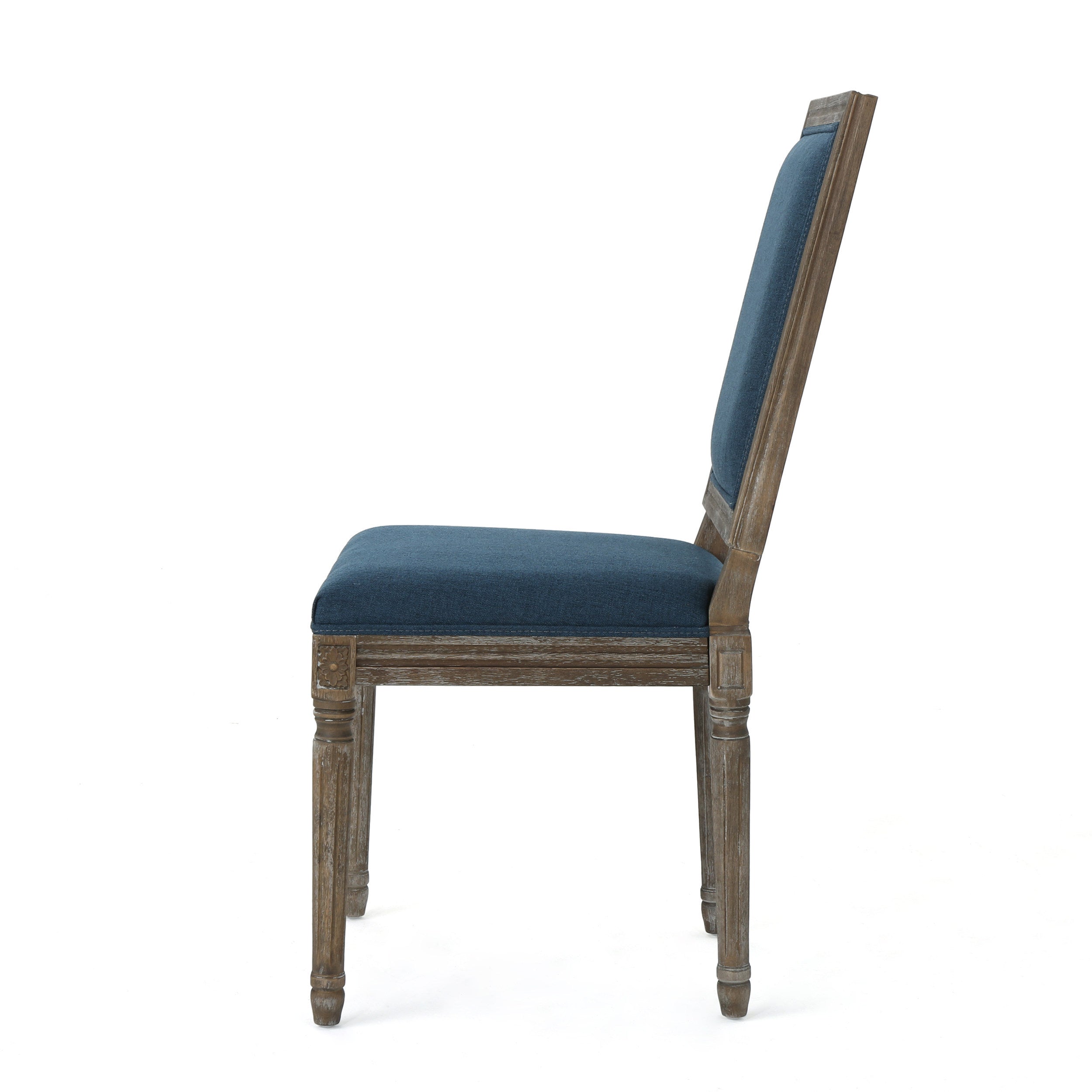 Modern Dining Chairs Set of 2 - Sturdy Wooden Kitchen Chairs with Padded Seats - Perfect for Dining Room, Kitchen, Breakfast Nook & Small Spaces