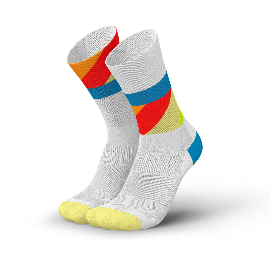 Incylence Ultralight Strides High Cut Running Socks for Men & Women - Breathable Cushioned Athletic Socks for Marathon, Trail Running & Workouts