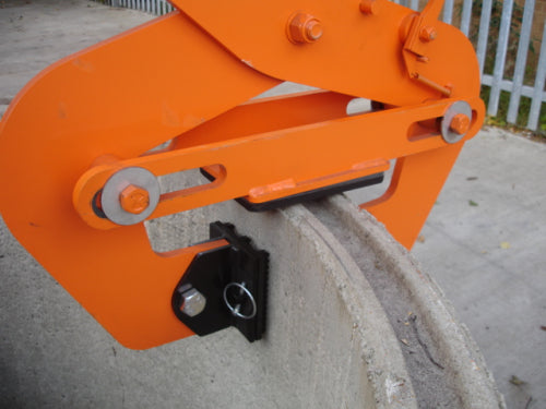 Heavy Duty Forklift Pipe Well Ring Lifter - Durable Steel Construction for Industrial Material Handling - Perfect for Warehouses, Construction Sites, and Manufacturing Plants