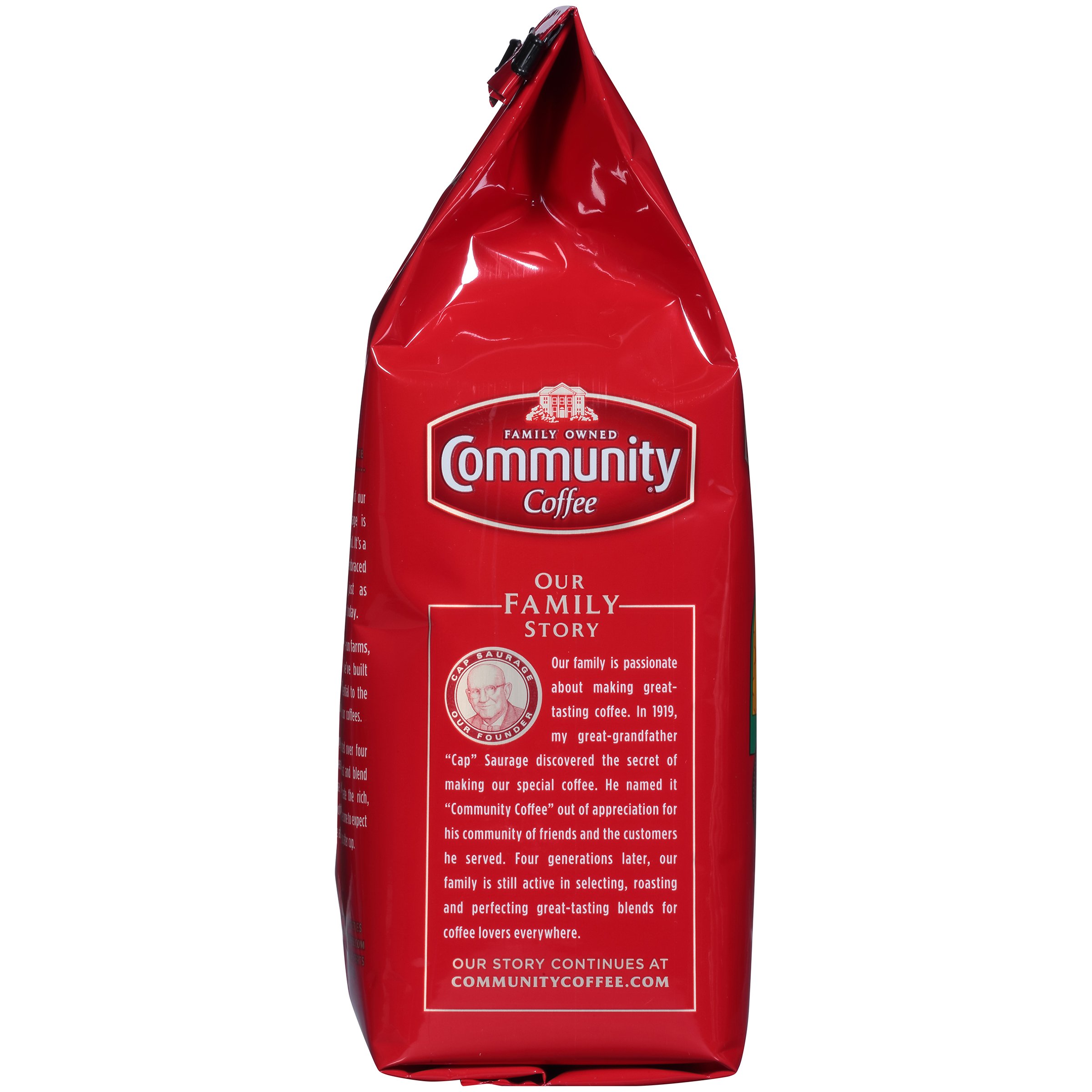 Decaf Community Coffee with Chicory - Medium Dark Roast Ground Coffee, 12oz (Pack of 6) | Rich Flavor for Home Brewing, Office Use & Gifts