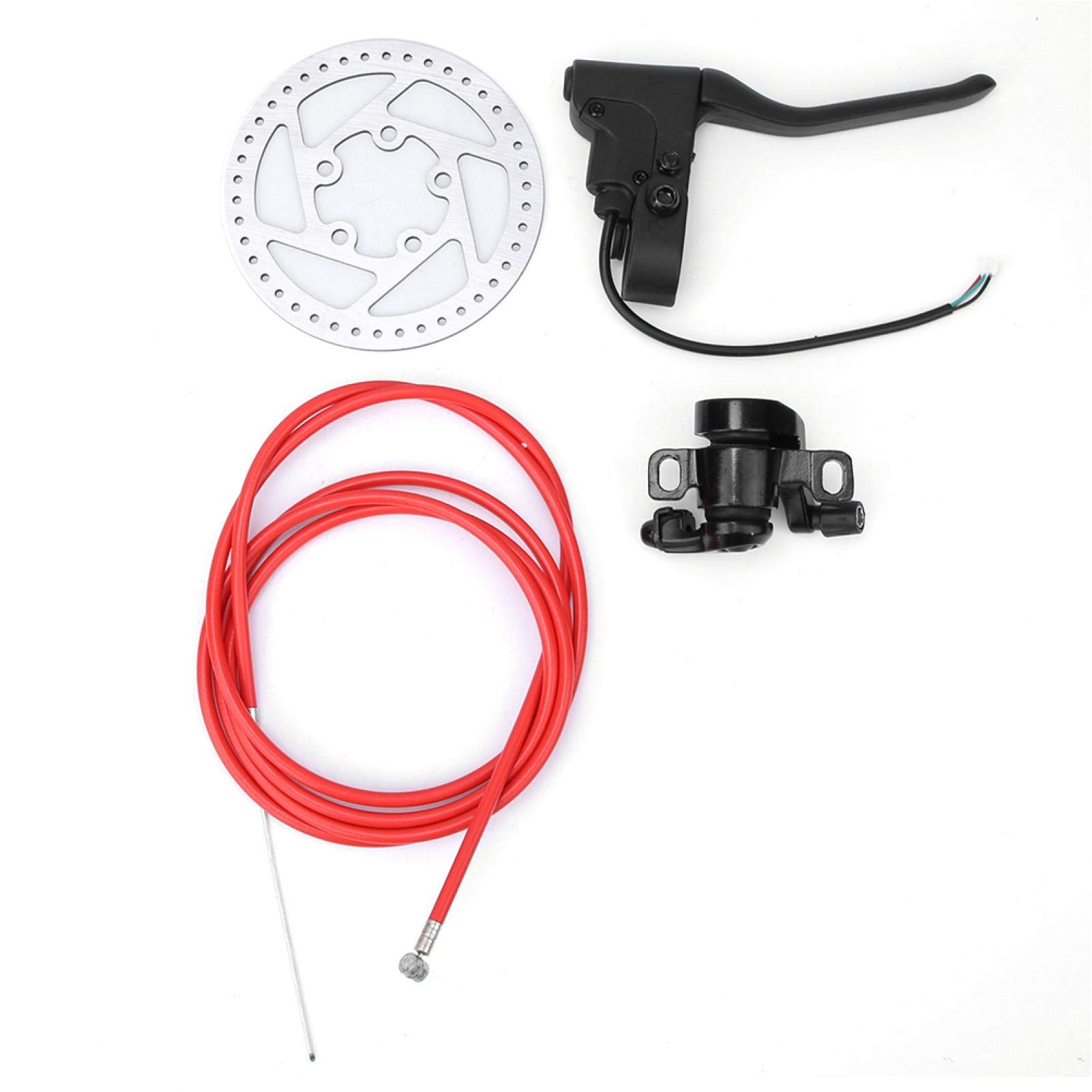 OUKENS Electric Scooter Disc Brake Kit - Metal Brake System with Handle & Cable for Xiaomi M365 - Perfect for Commuting & Urban Riding