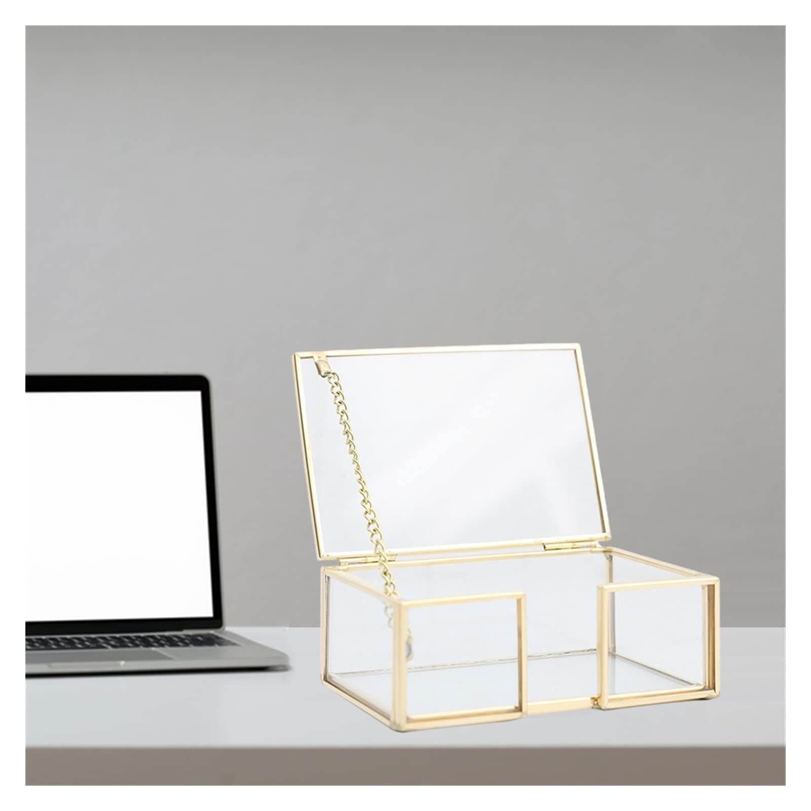 Clear Acrylic Business Card Holder Organizer - 10.5x7.5x4.5cm Desktop Storage Display Stand for Office, Home & Business Use - Perfect for Desk Organization and Professional Networking Events