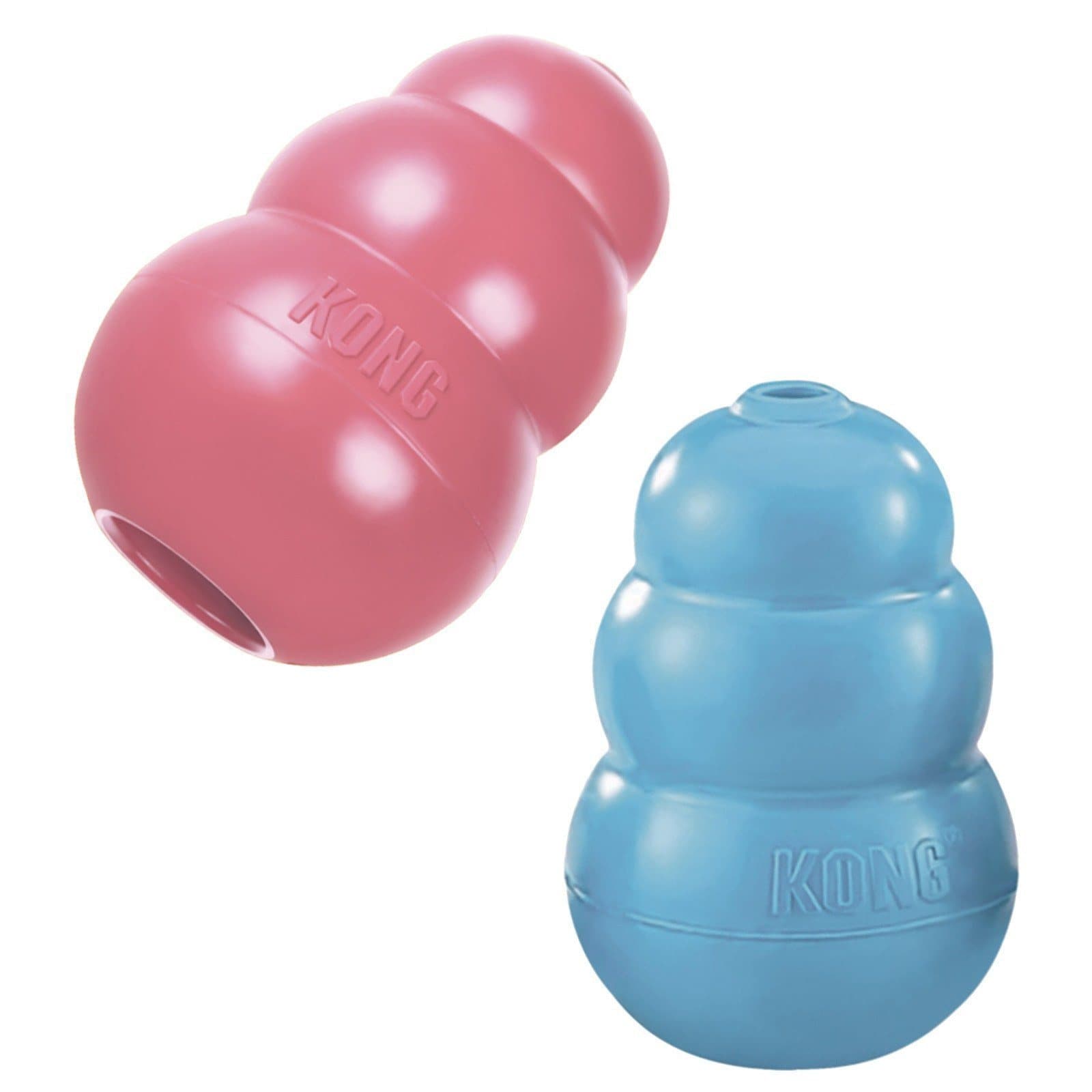**Puppy Kong Toy - Durable Chew Toy for Small Dogs, Puppy Teething & Training - Perfect for Playtime, Boredom Relief & Mental Stimulation**