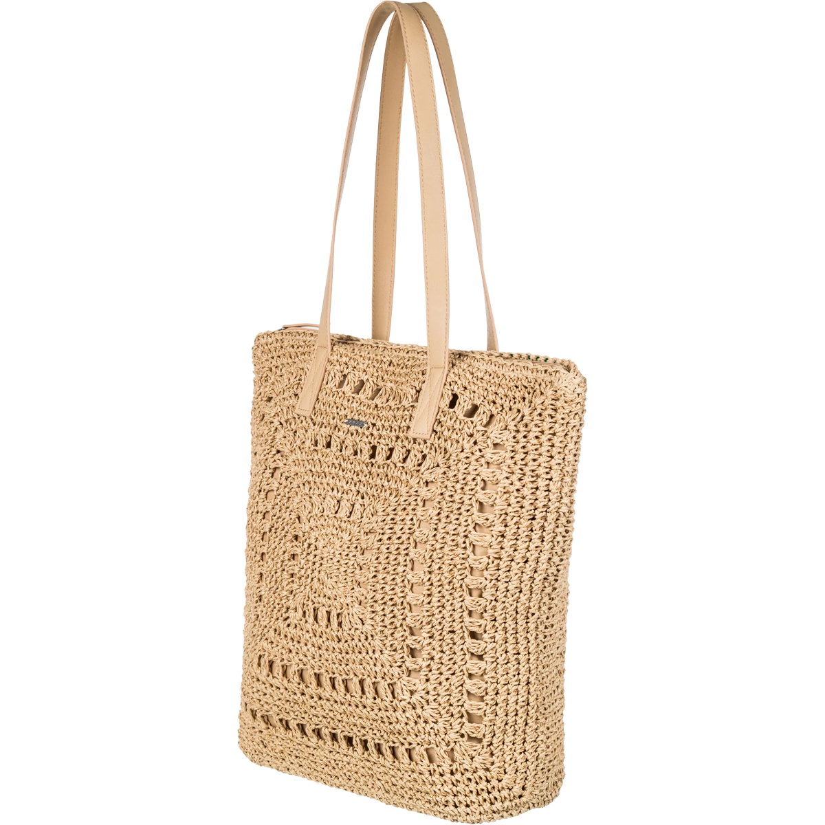Eco-Friendly Coconut Fiber Straw Tote Bag - Reusable Beach Bag for Shopping, Groceries & Picnics | Sustainable & Stylish Carryall for Women & Men