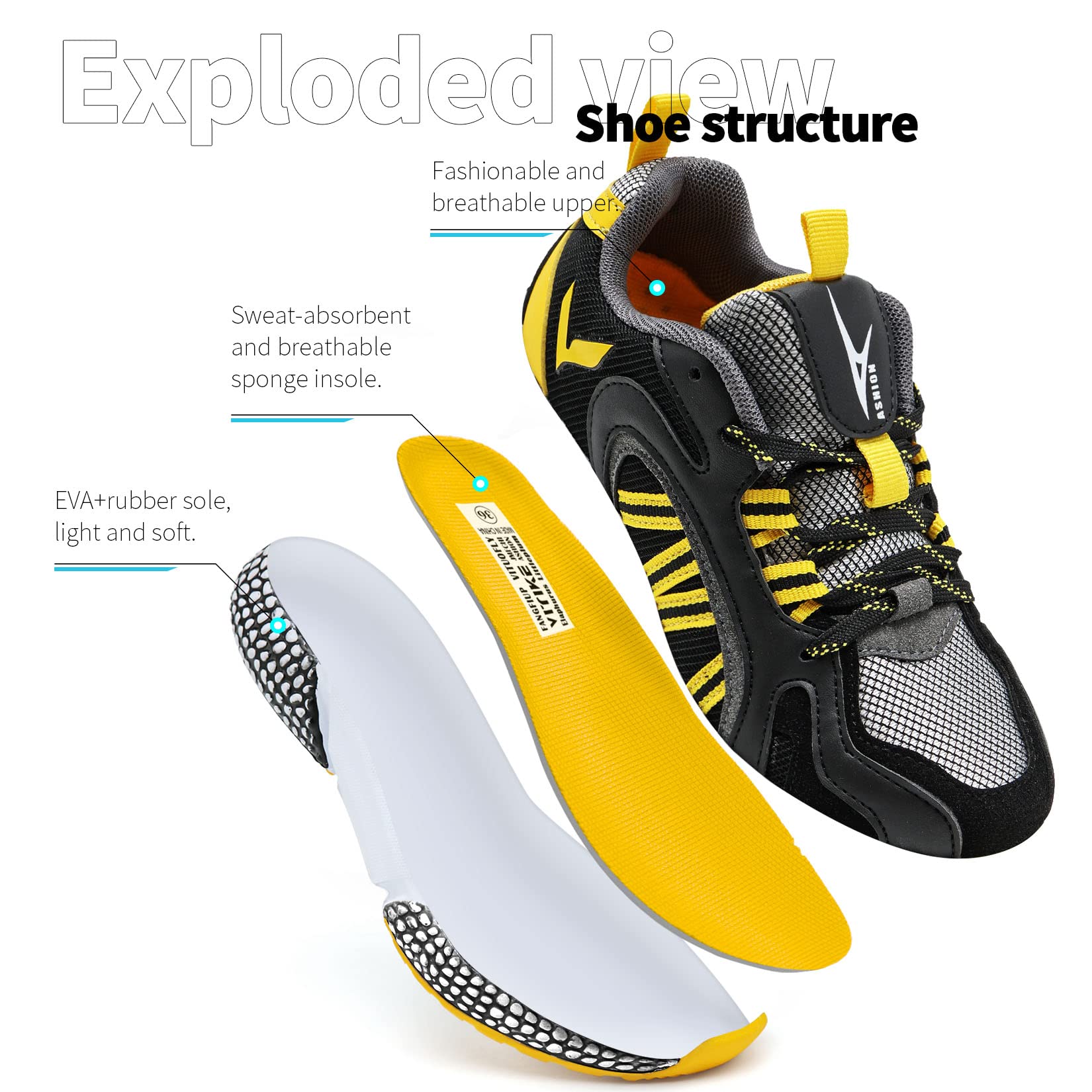 WETIKE Breathable Mesh Slip-On Running Shoes for Men & Women - Lightweight Comfortable Sneakers for Walking, Jogging & Gym Workouts
