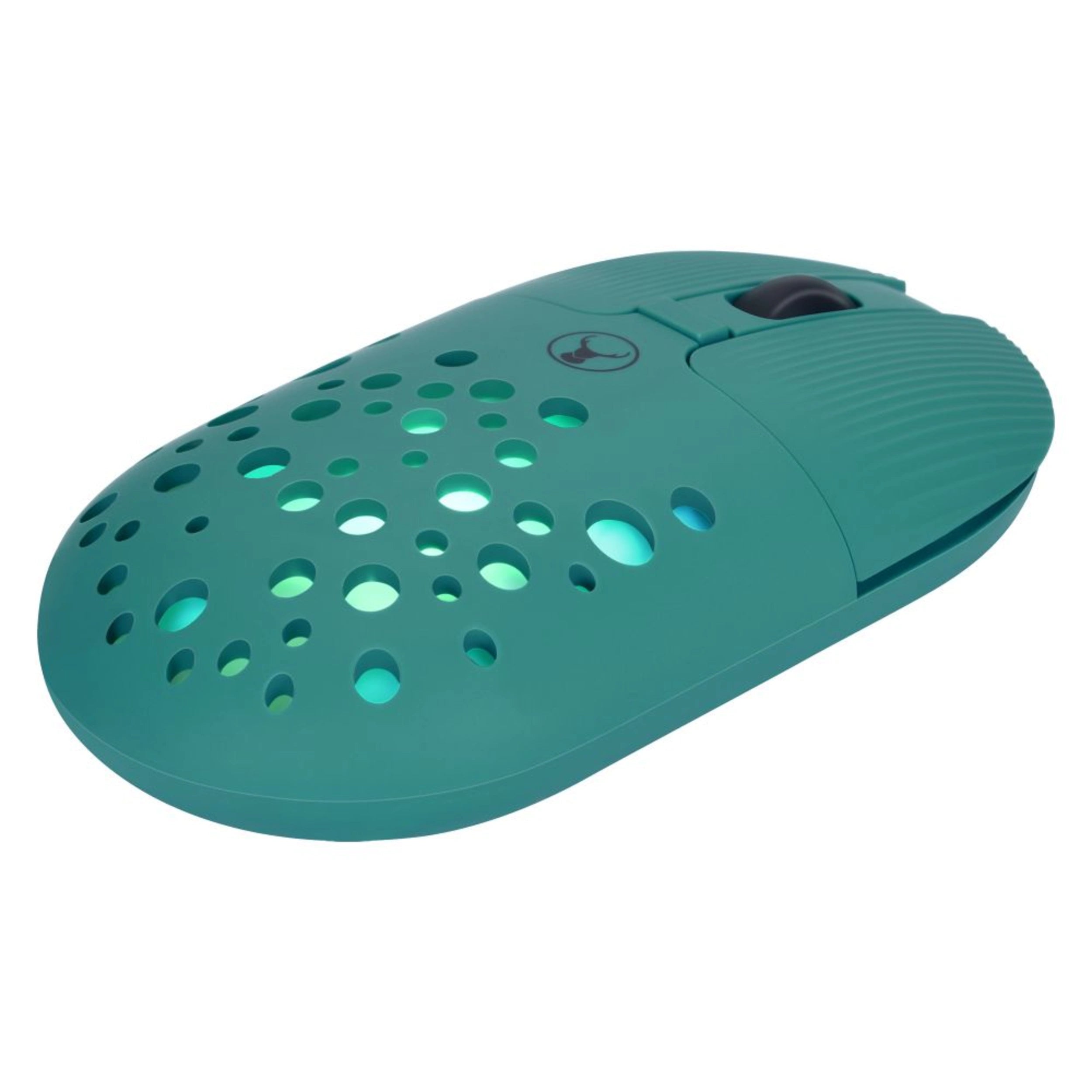 Bonelk Bluetooth & Wireless RGB 4D Gaming Mouse - 1200DPI Adjustable, USB-C Rechargeable, Ergonomic Design (Emerald Green) - Perfect for PC Gaming, Office Work & Graphic Design