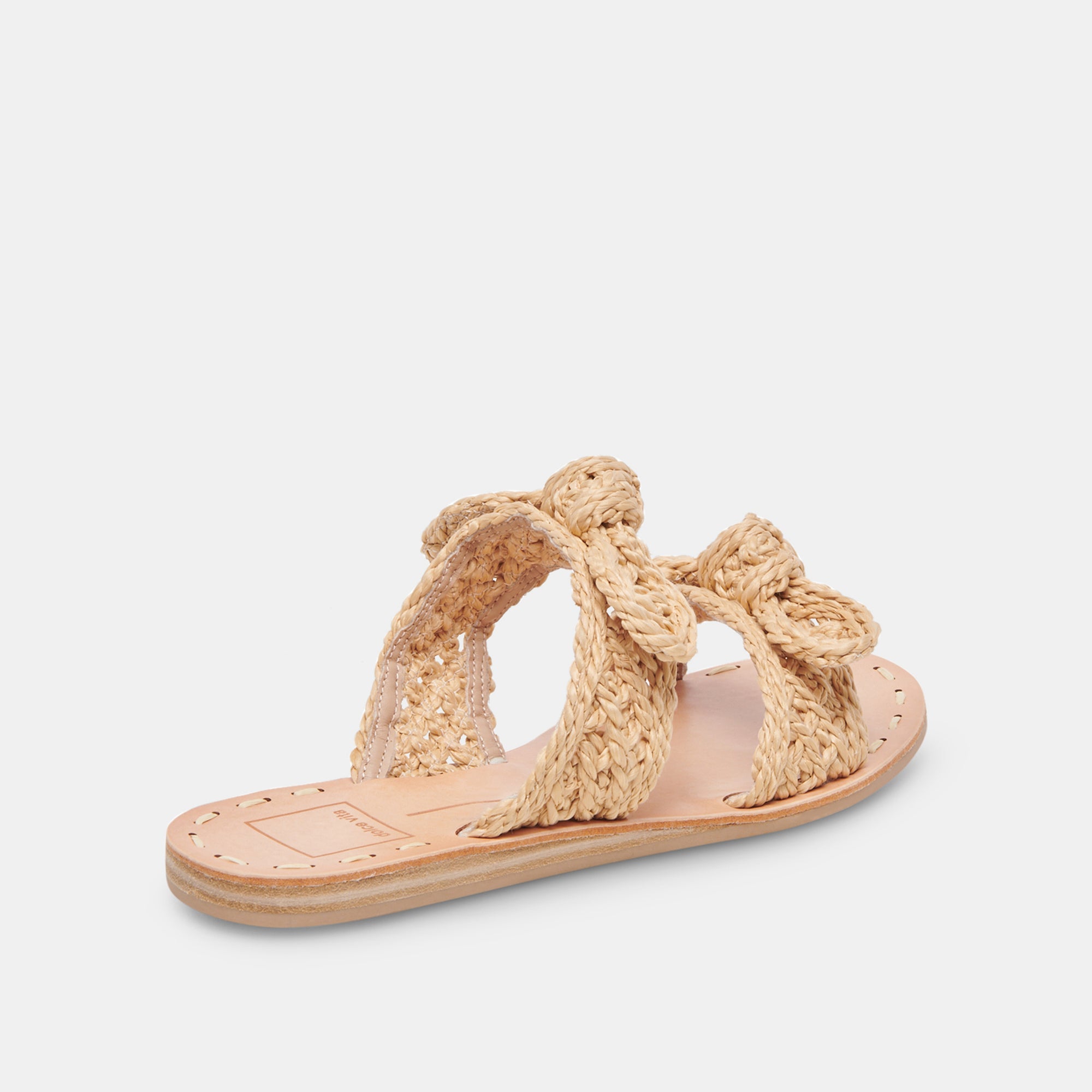 DINAH Wide Sandals for Women - Lightweight Natural Raffia Comfortable Summer Beach Sandals | Perfect for Vacation, Walking, and Casual Outfits