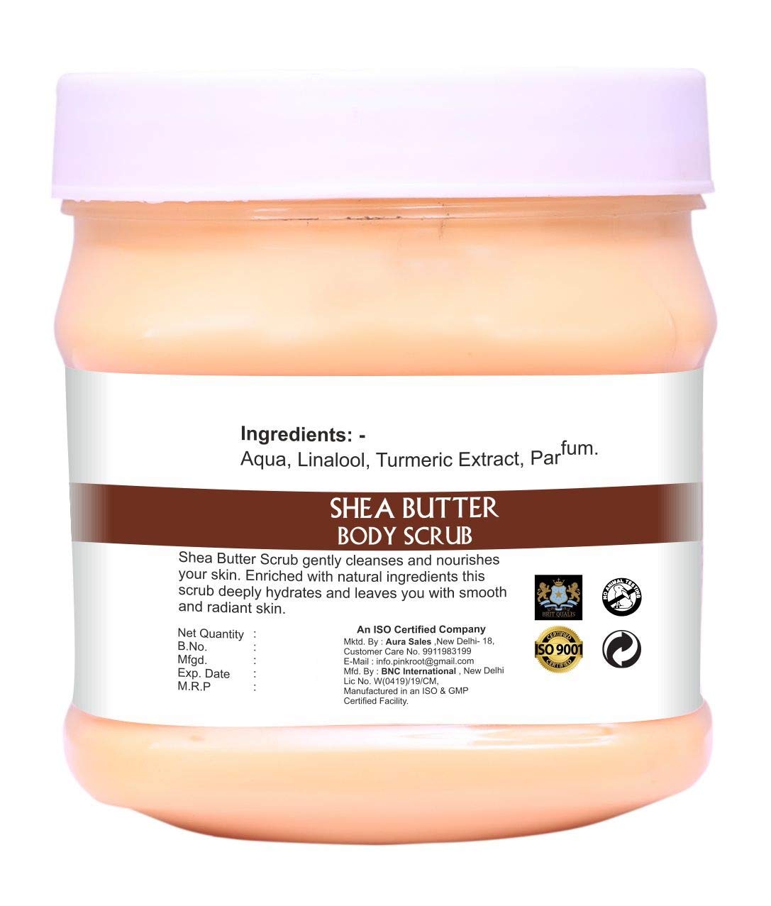 Organic Pink Root Green Tea Massage Gel & Shea Butter Scrub Set - 500ml Each for Relaxation, Skin Hydration & Exfoliation - Perfect for Spa, Home Massage & Self-Care Routines